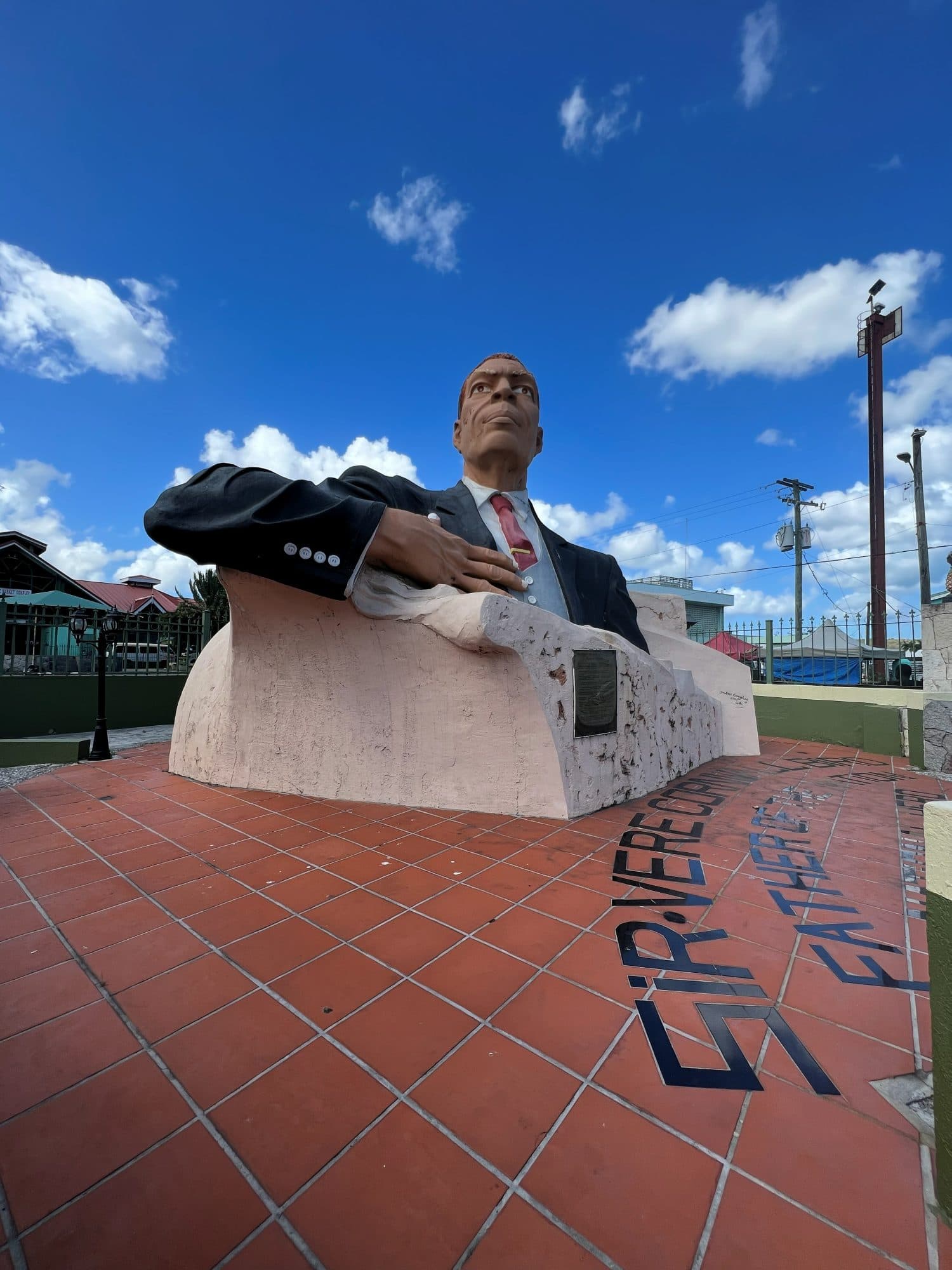 Sir Vere Cornwall Bird Monument, St. John's, Antigua