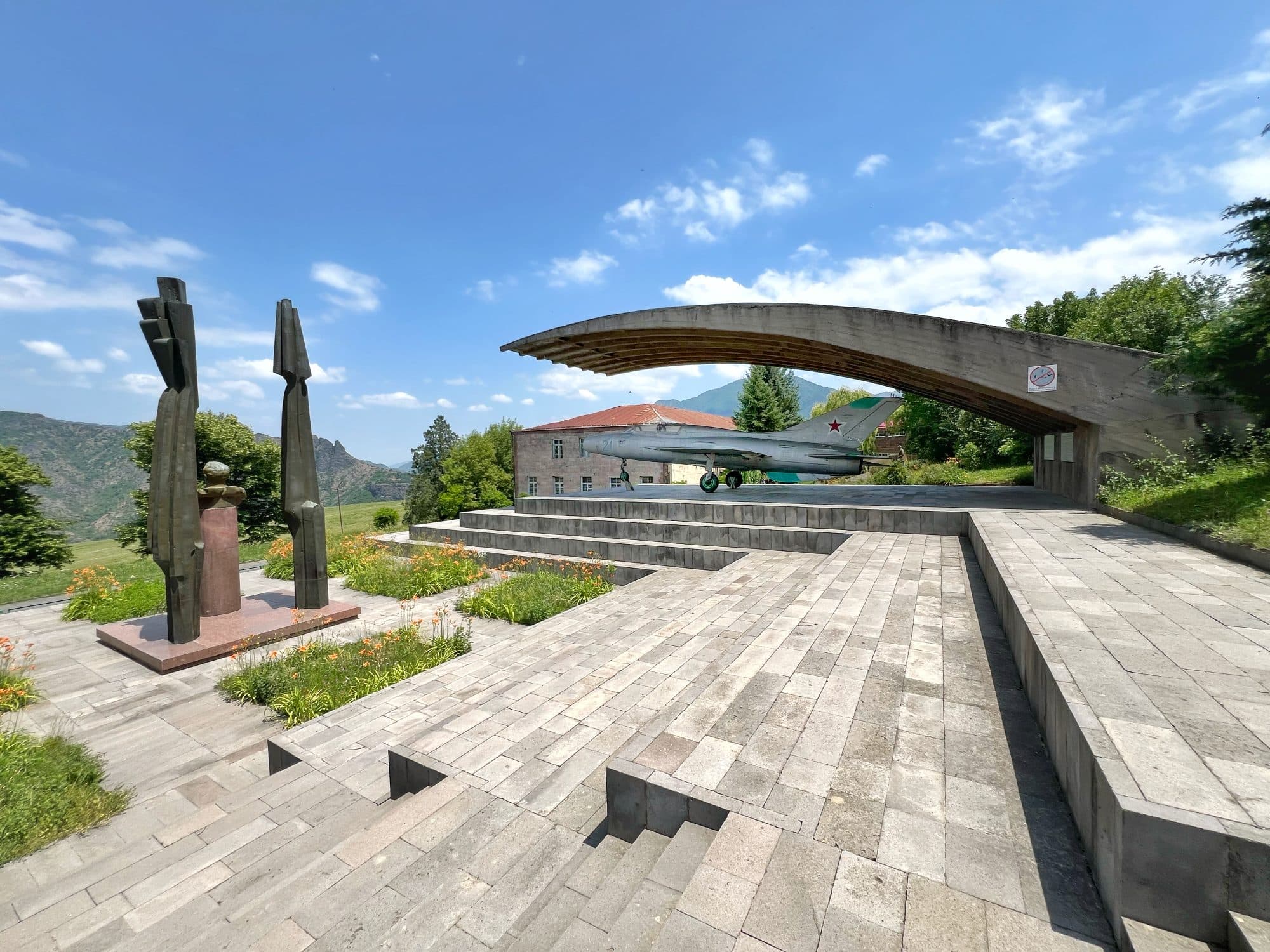 Soviet-era military monument, Alaverdi area, Lori Province