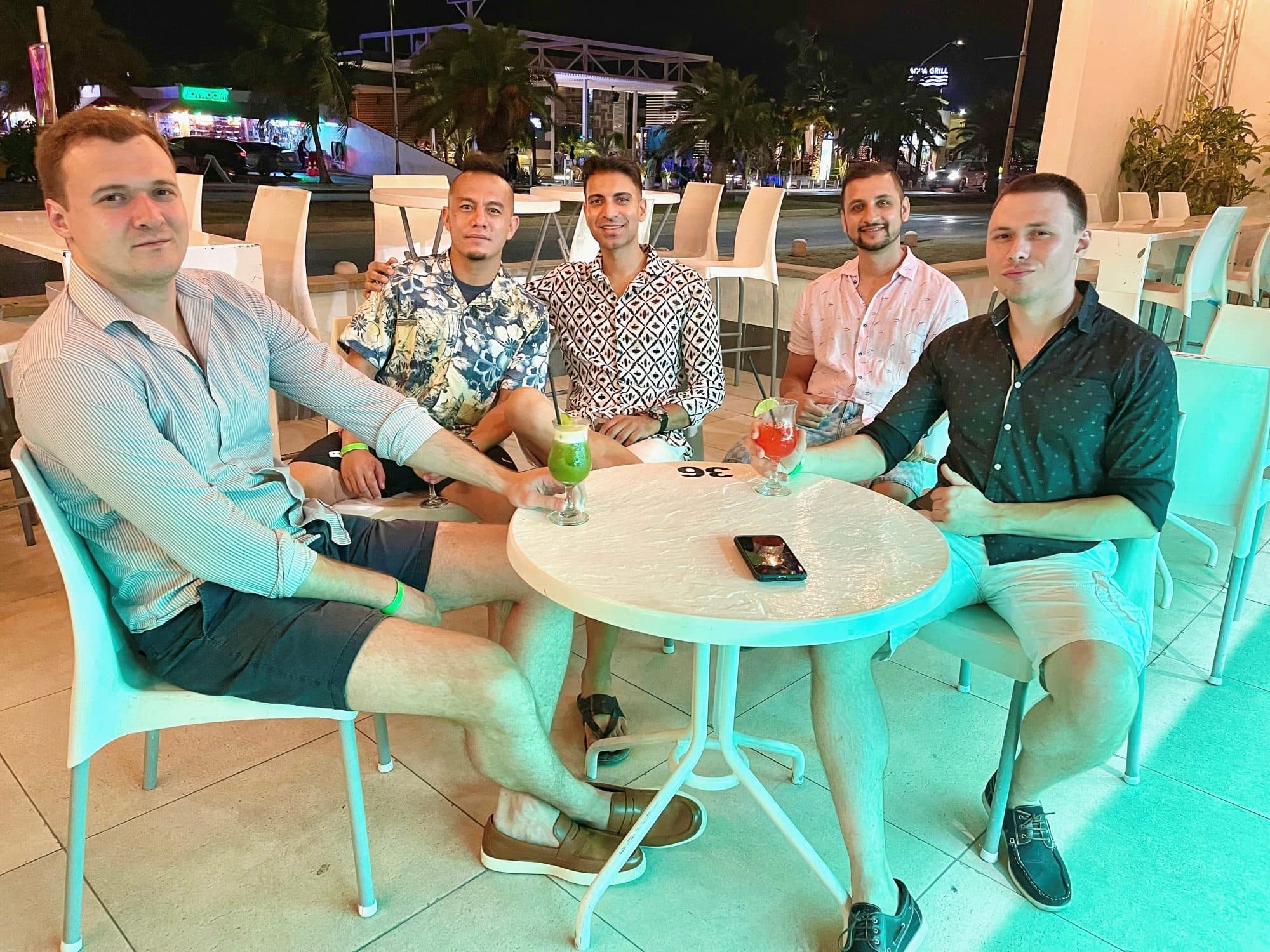 Oranjestad waterfront bar, Aruba