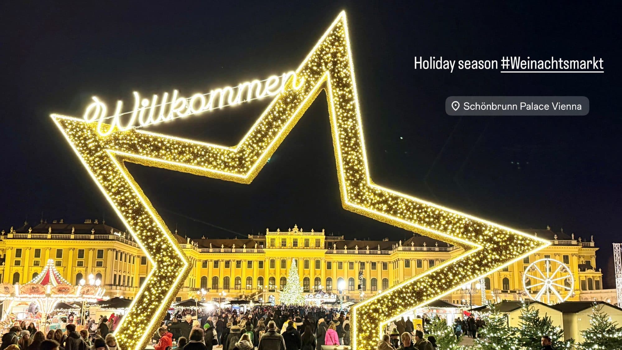 Schönbrunn Palace Christmas Market (Weihnachtsmarkt), Vienna