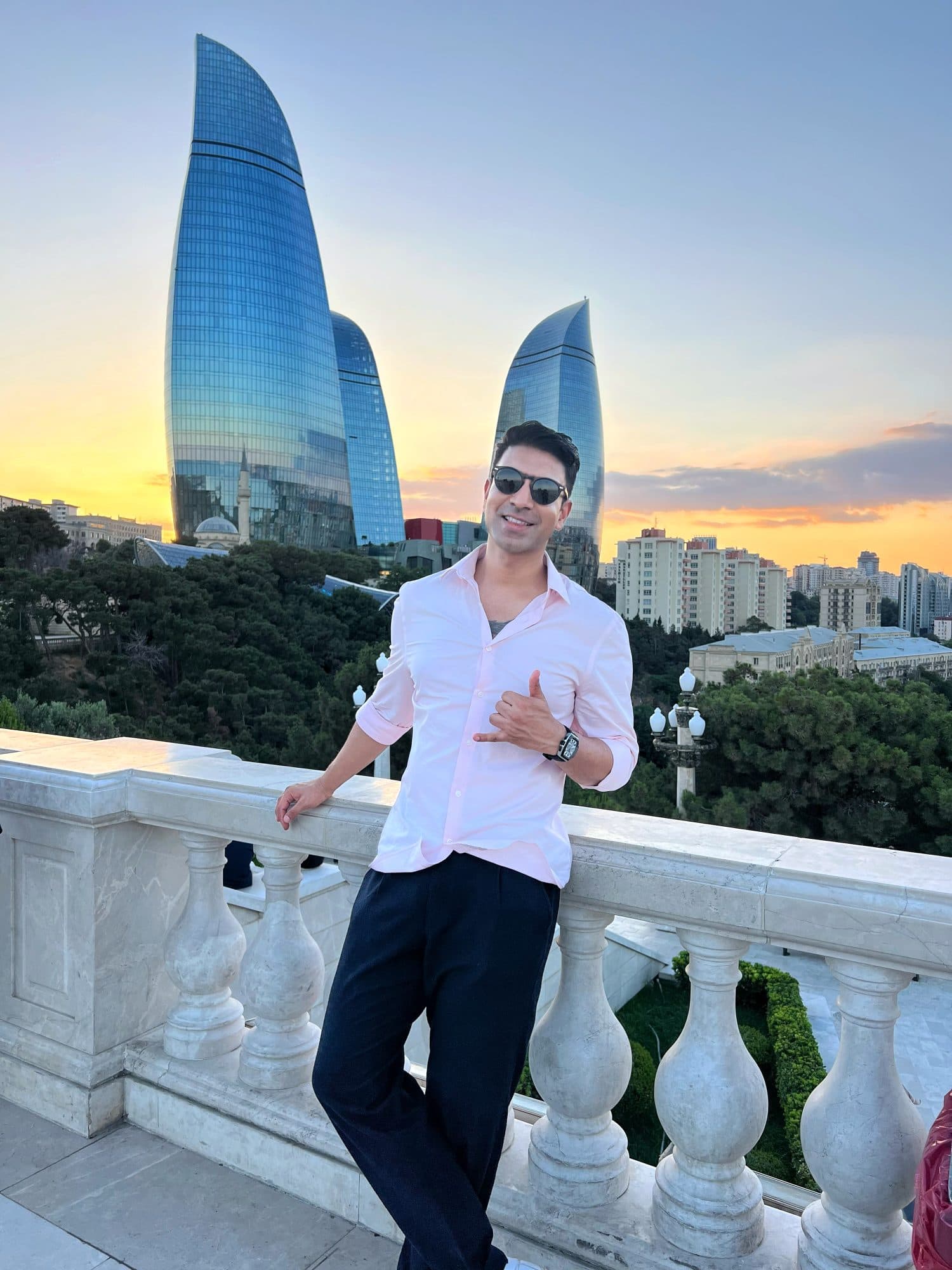 Flame Towers viewpoint, Baku