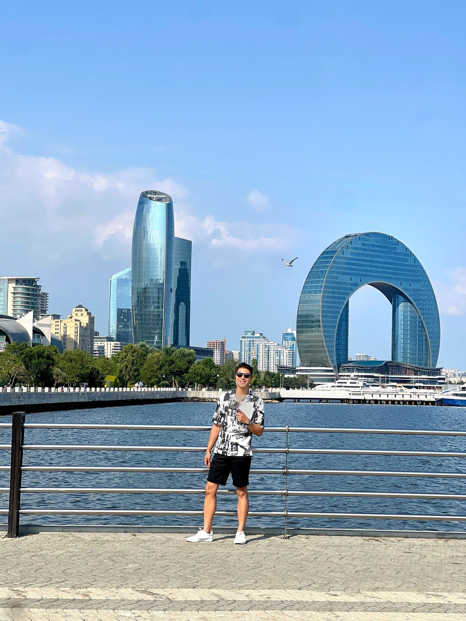 Baku Boulevard (Bulvar), Caspian Waterfront