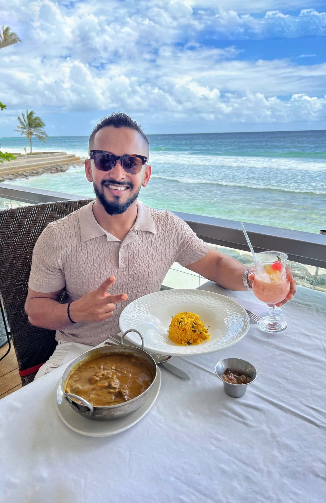 Beachfront restaurant, South Coast, Barbados