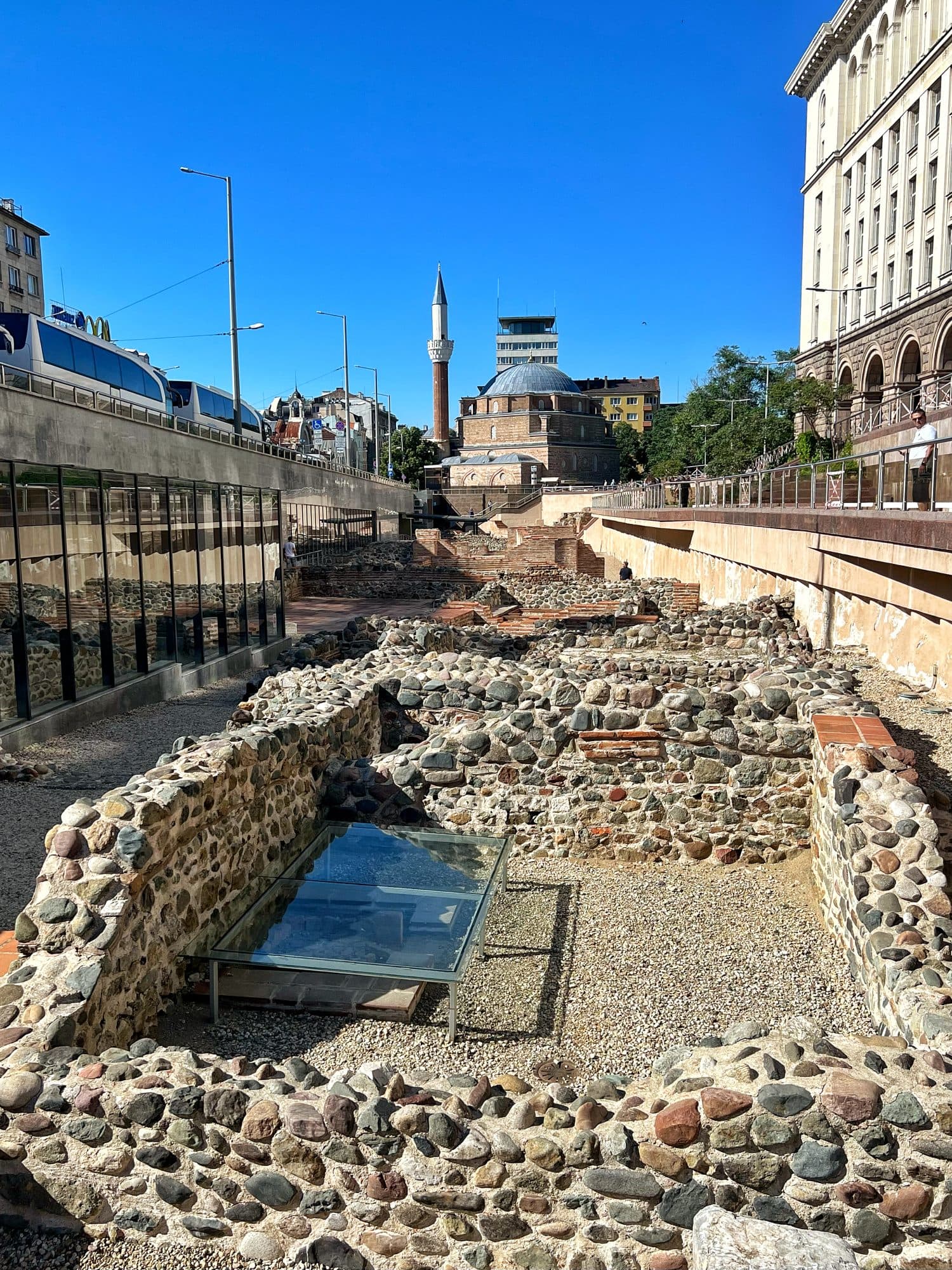 Ancient Serdica ruins, central Sofia