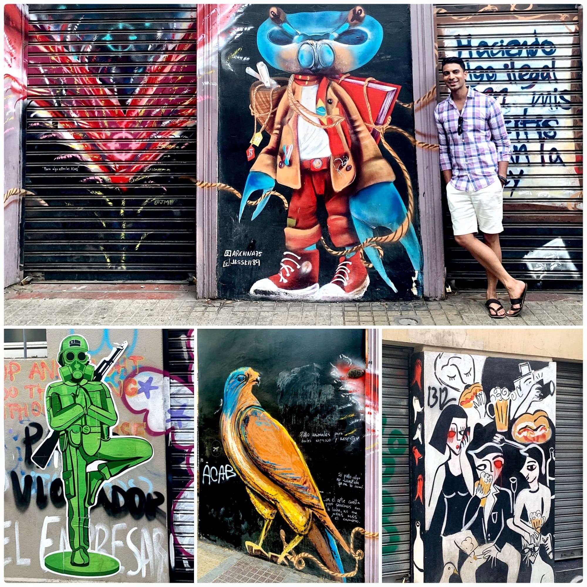 Santiago — Barrio Italia / Centro street art