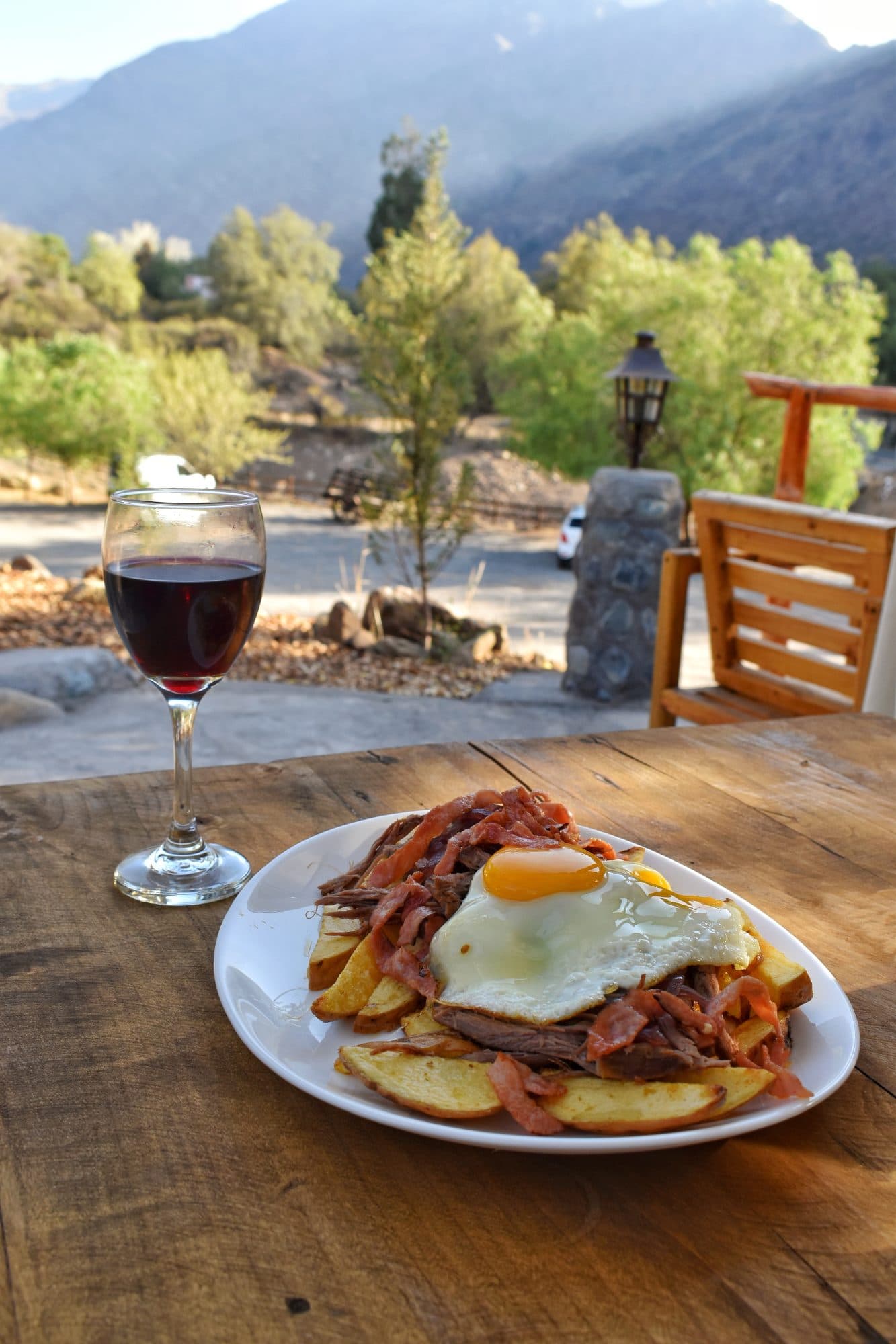 Cabaña restaurant, Cajón del Maipo