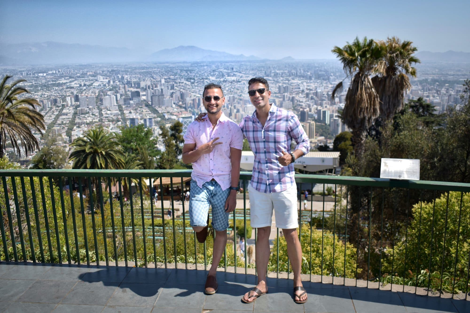 Cerro San Cristóbal viewpoint, Santiago