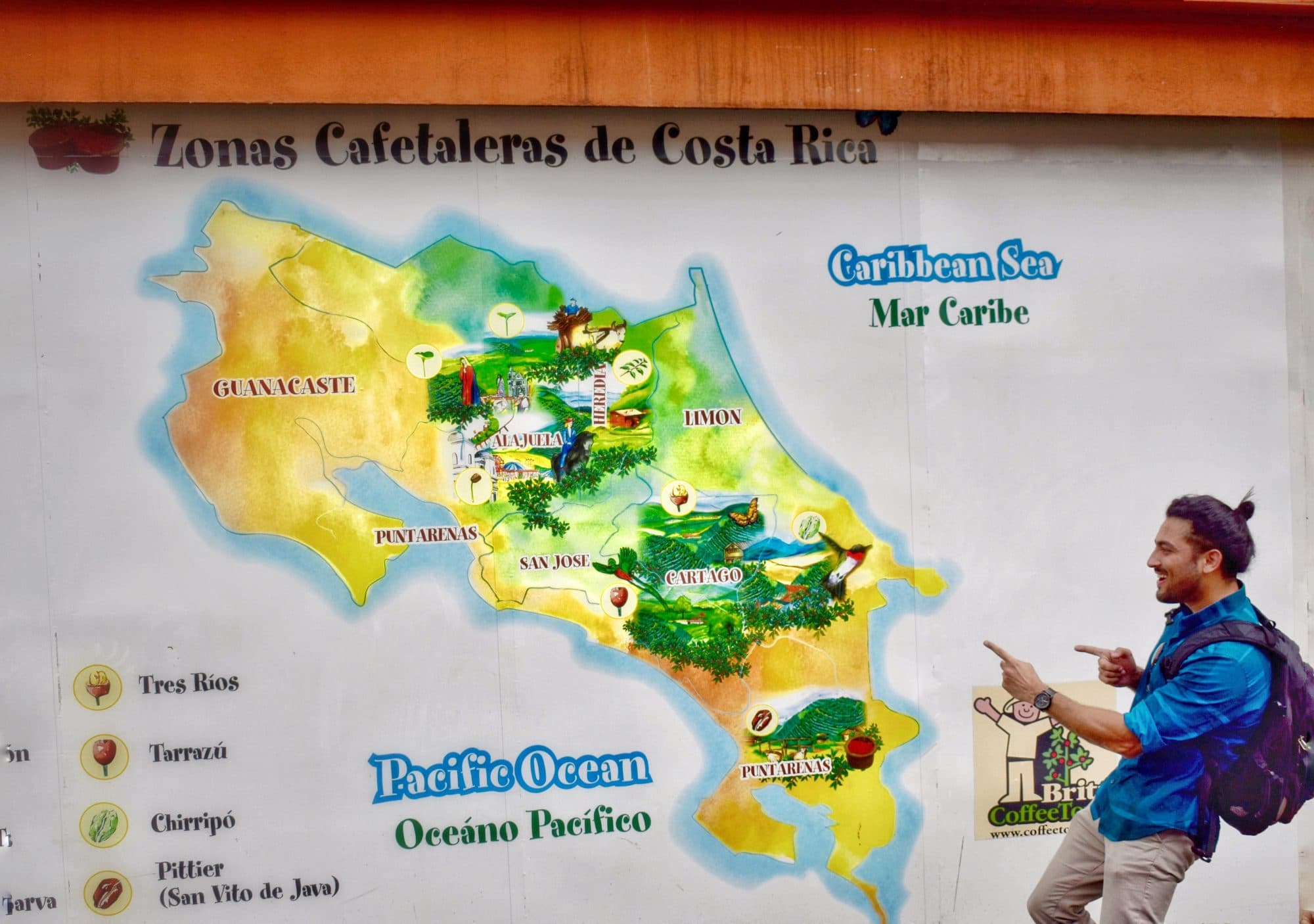 Coffee Zone Mural, Costa Rica
