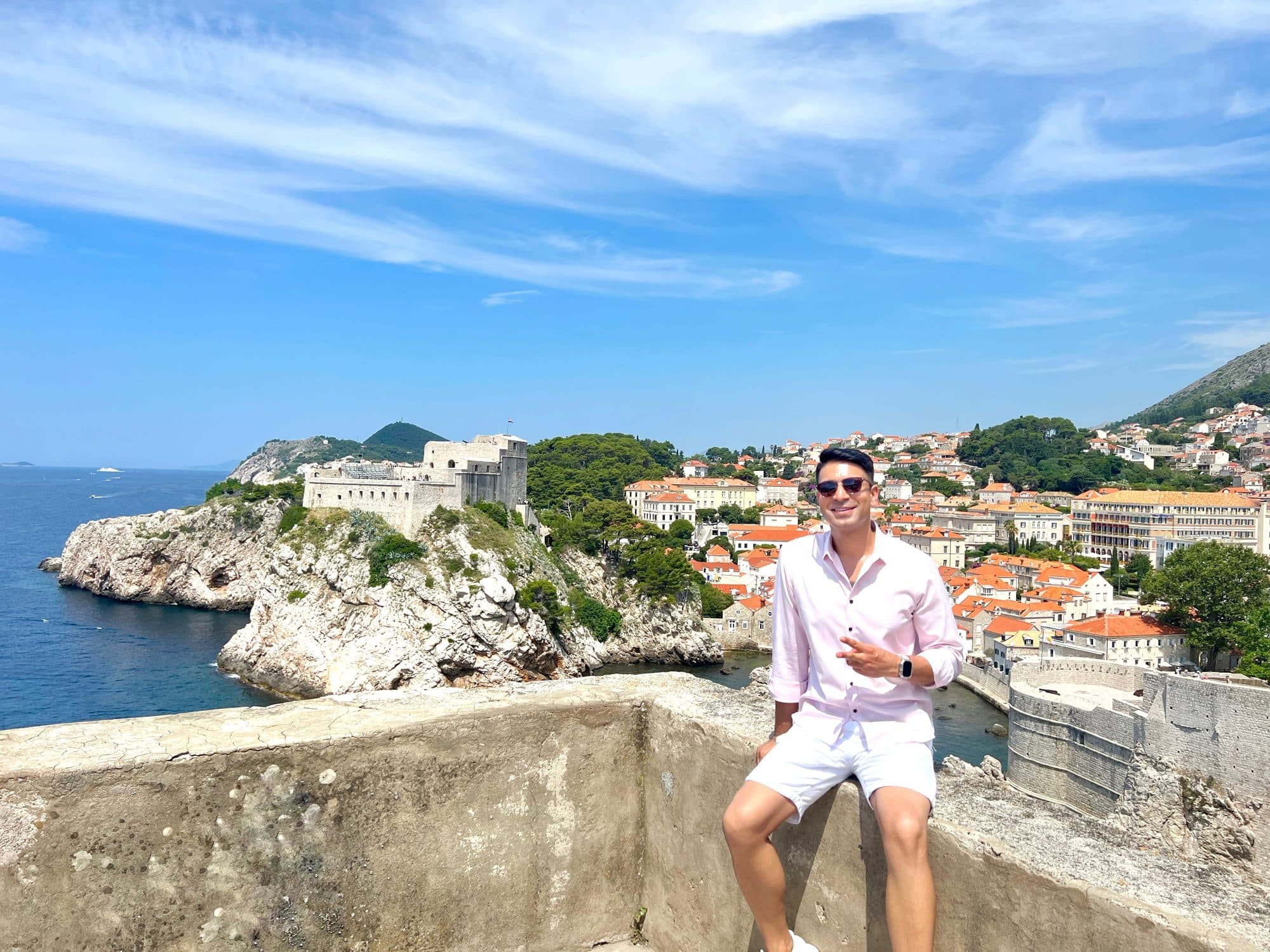 Dubrovnik City Walls, above the Old Town