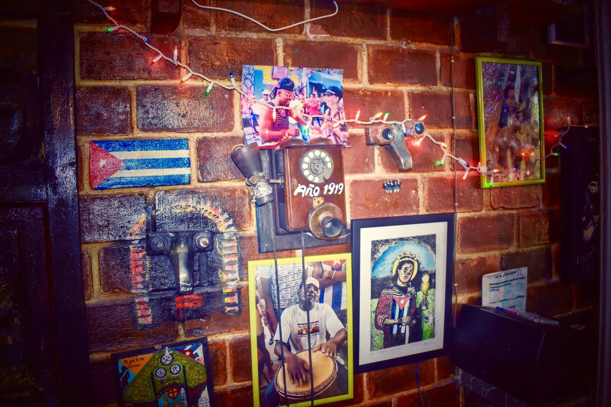 Cuban bar or cafe interior, Havana