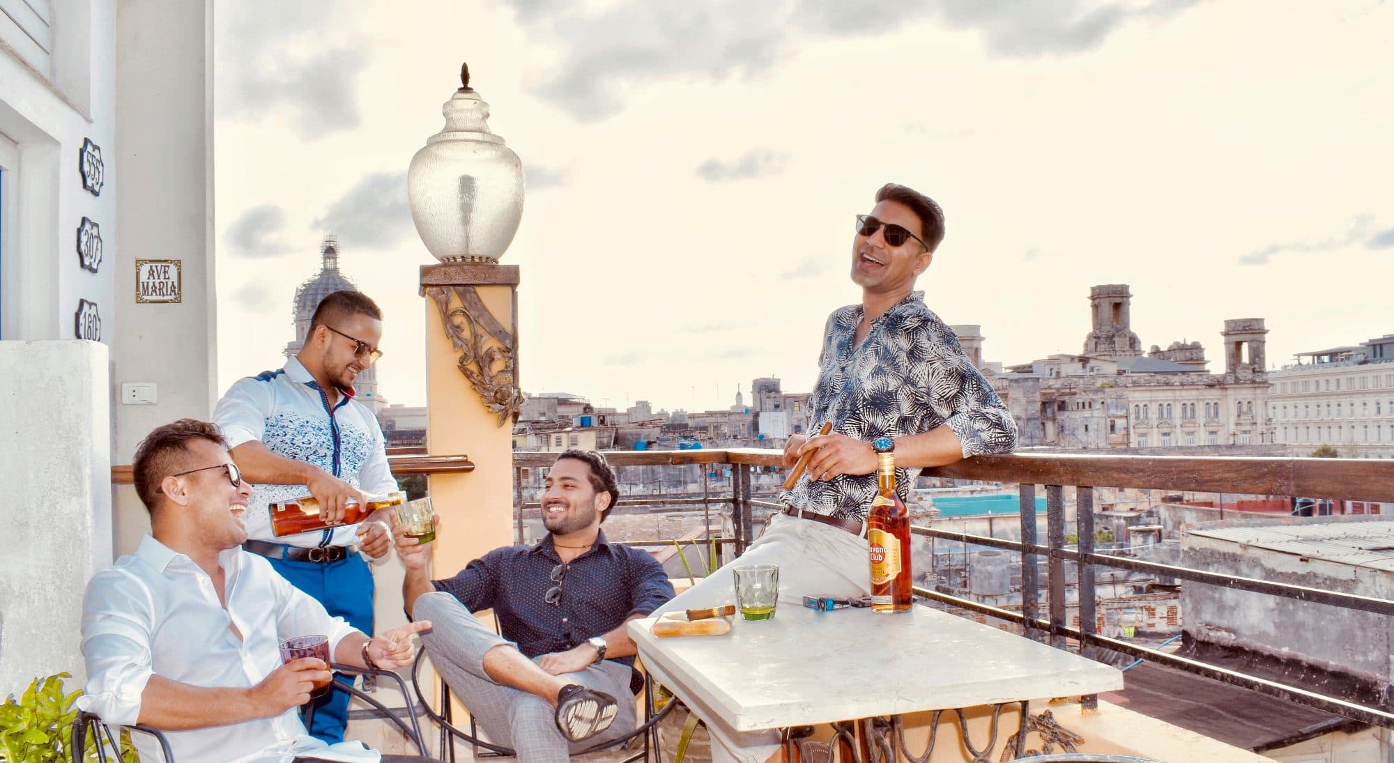 Rooftop bar, Old Havana