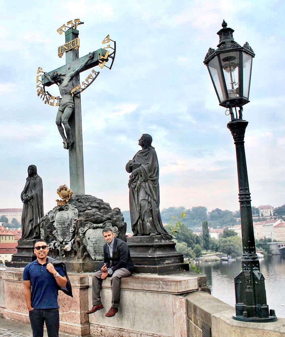 Charles Bridge, Calvary Statue Group, Prague