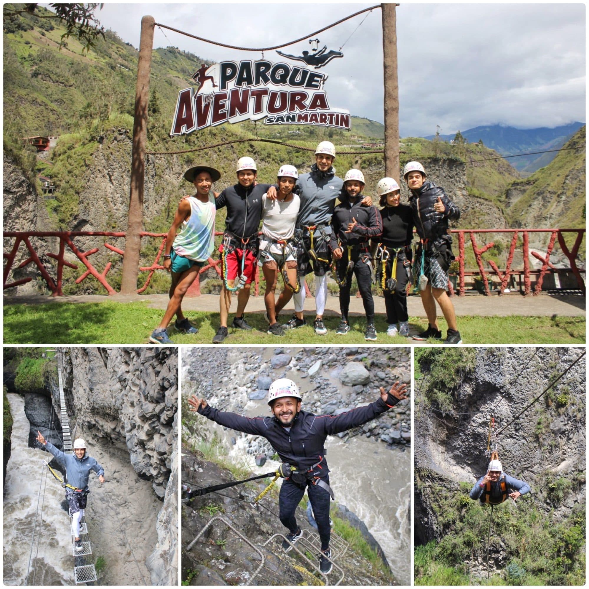 Parque Aventura San Martín, Baños de Agua Santa
