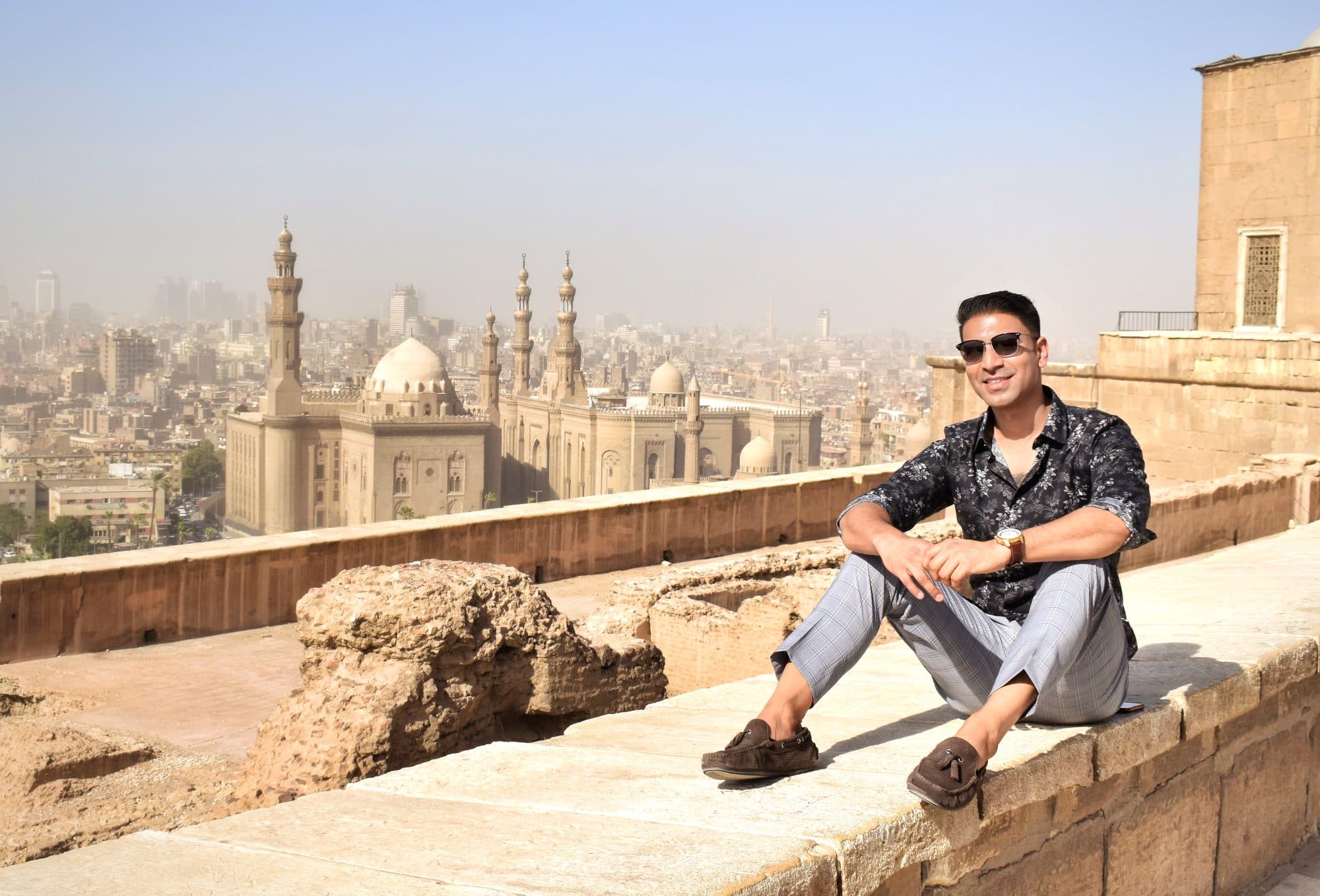 Cairo Citadel — view toward Sultan Hassan and Al-Rifa'i Mosques