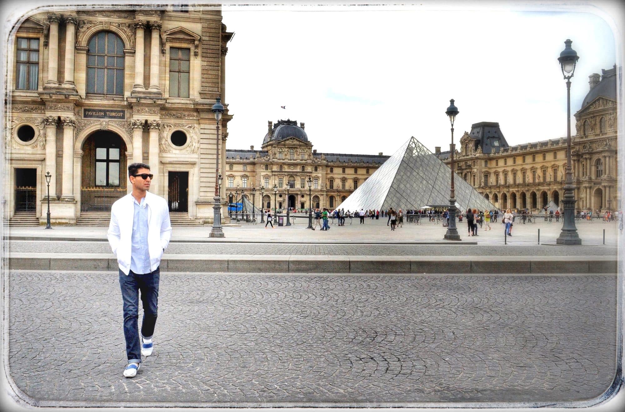 Louvre Palace Courtyard, Paris