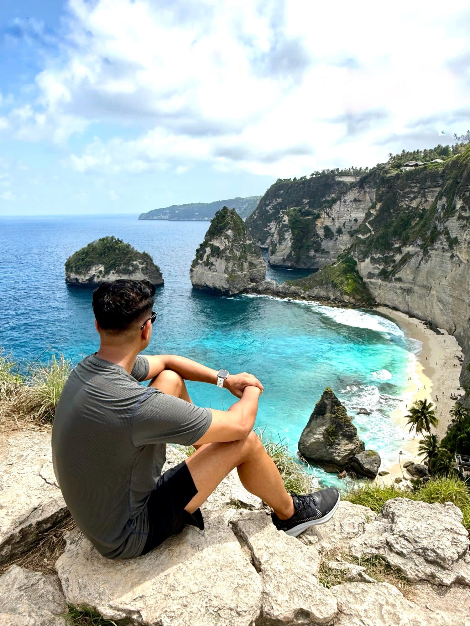 Diamond Beach viewpoint, Nusa Penida