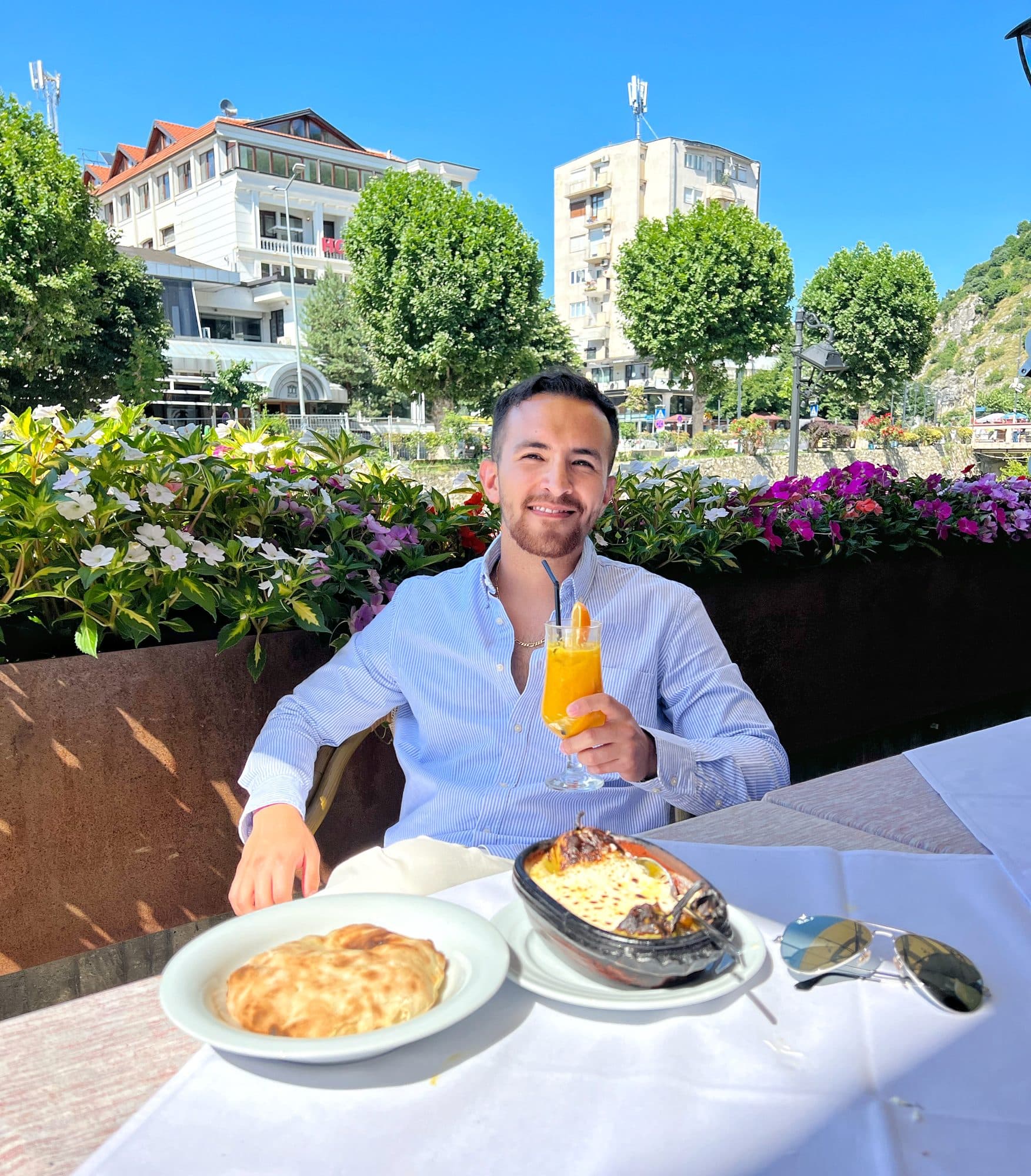Riverside terrace restaurant, Prizren