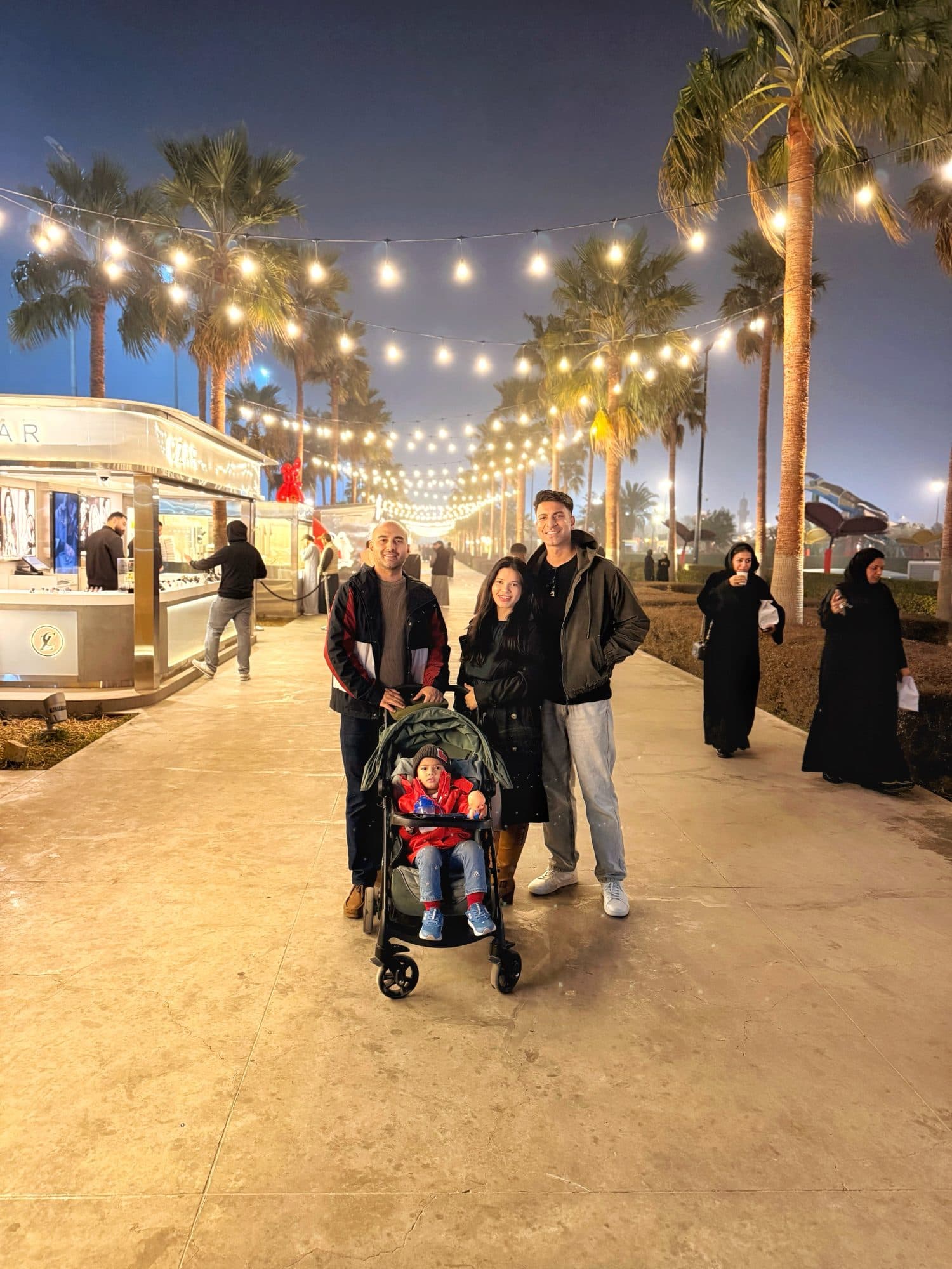 Kuwait City waterfront promenade