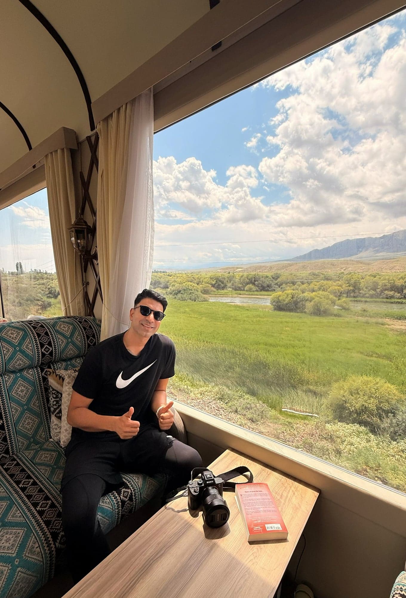 East on the rails