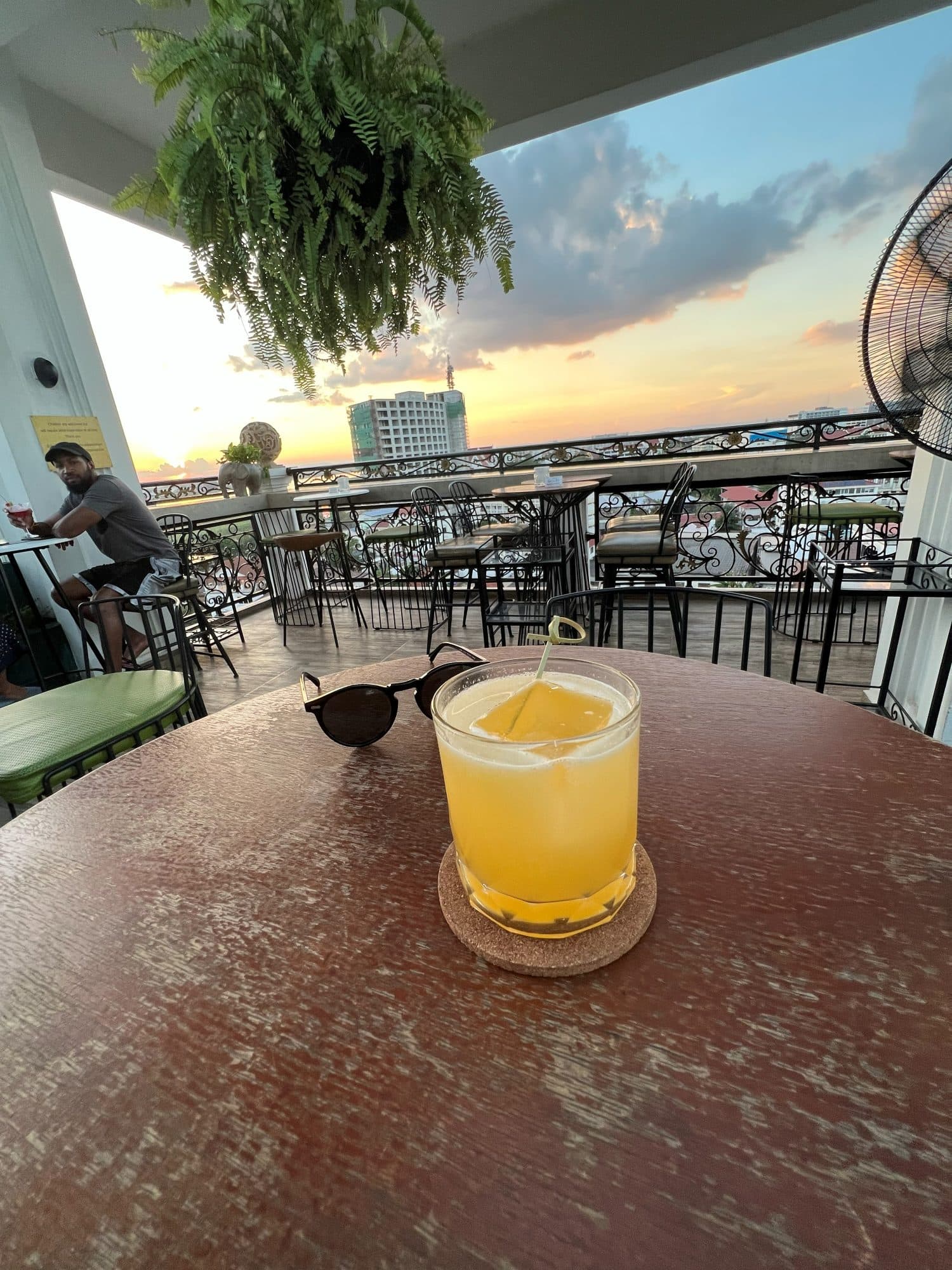 Rooftop bar, Vientiane
