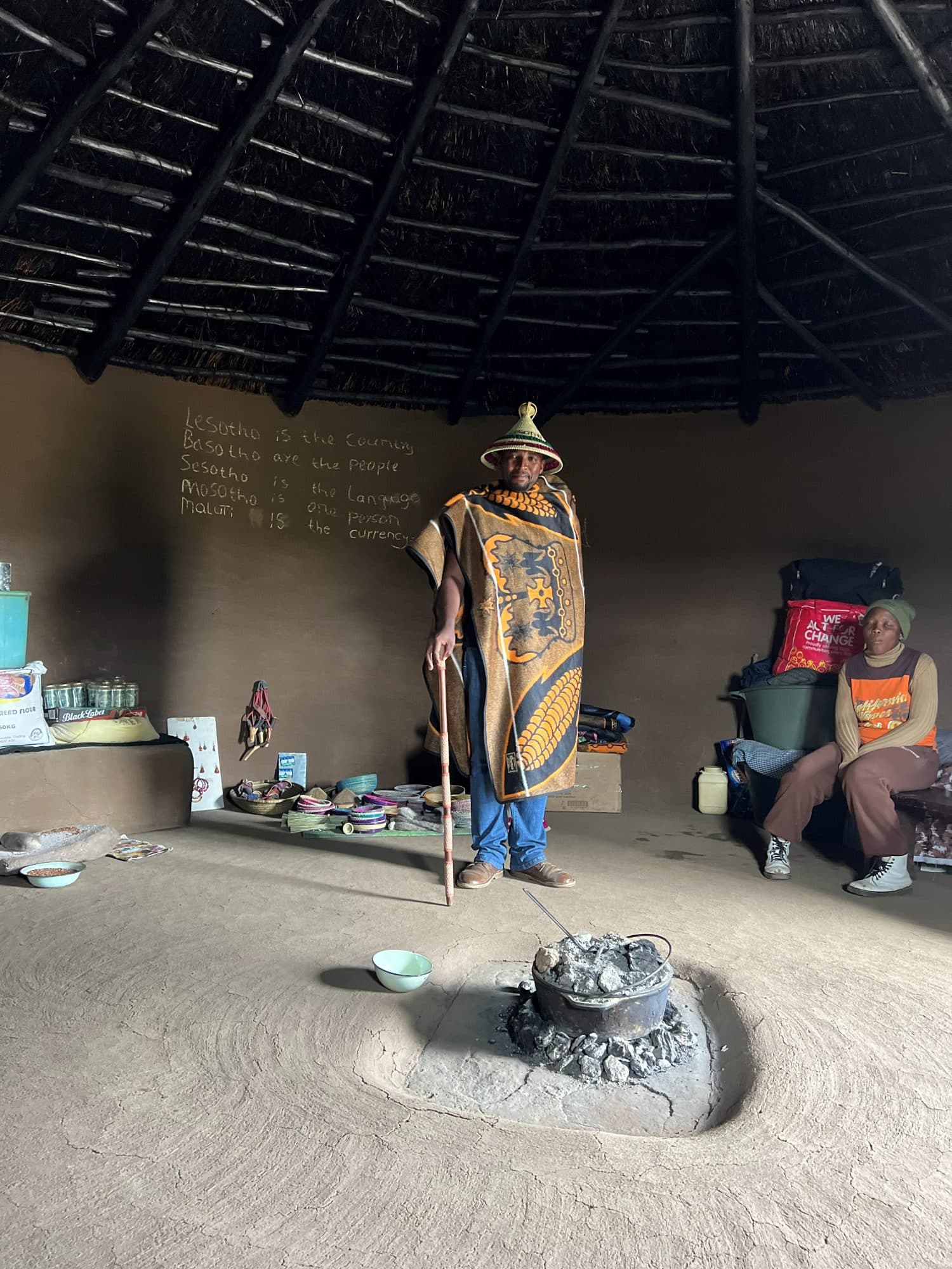 Traditional Rondavel, Sani Pass area, Lesotho