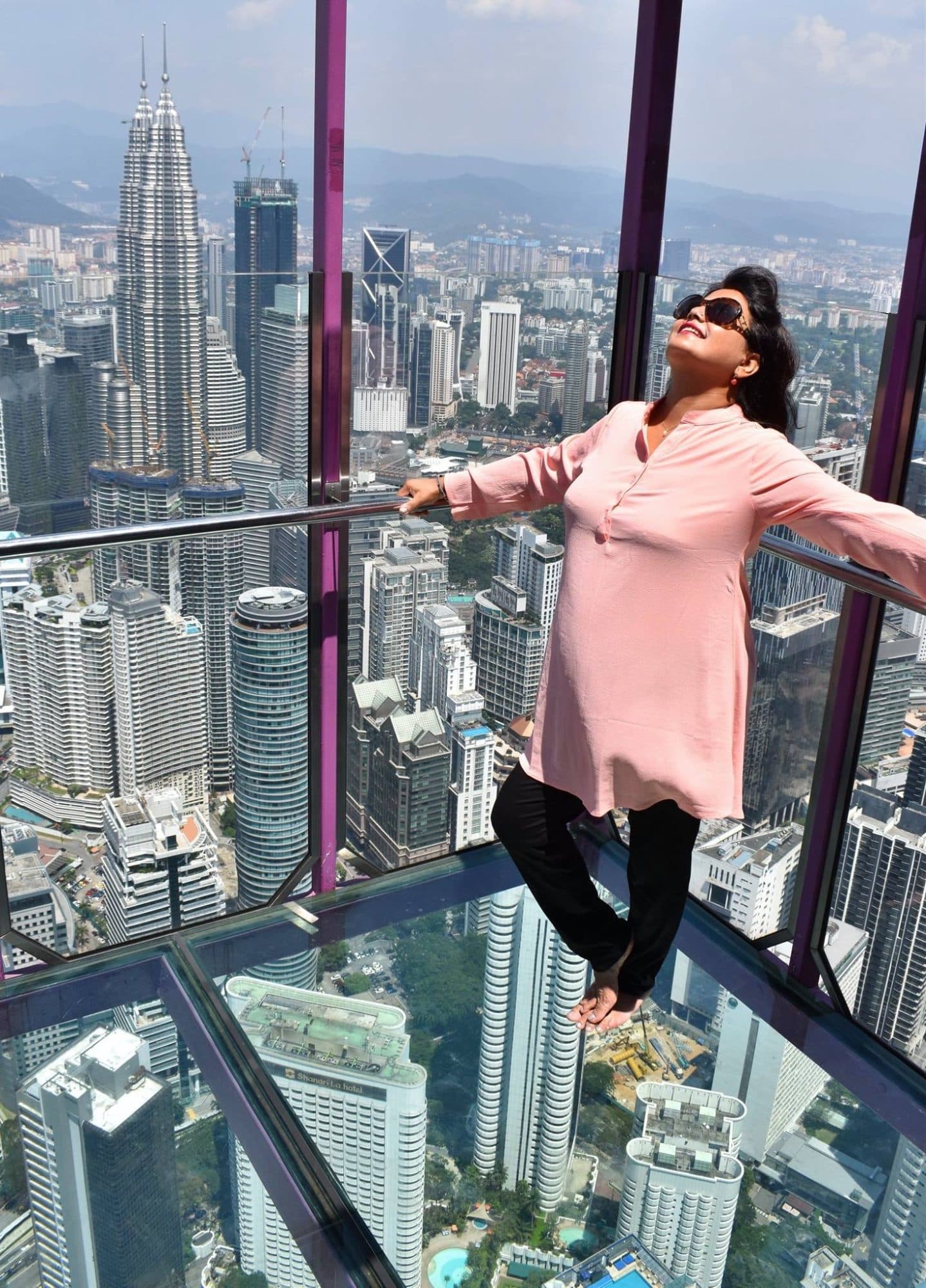 KL Tower Sky Box glass floor, Kuala Lumpur