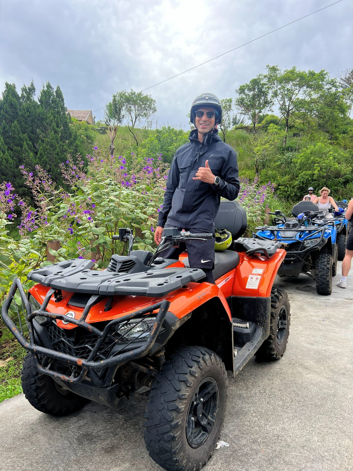 ATV trail, inland Mauritius