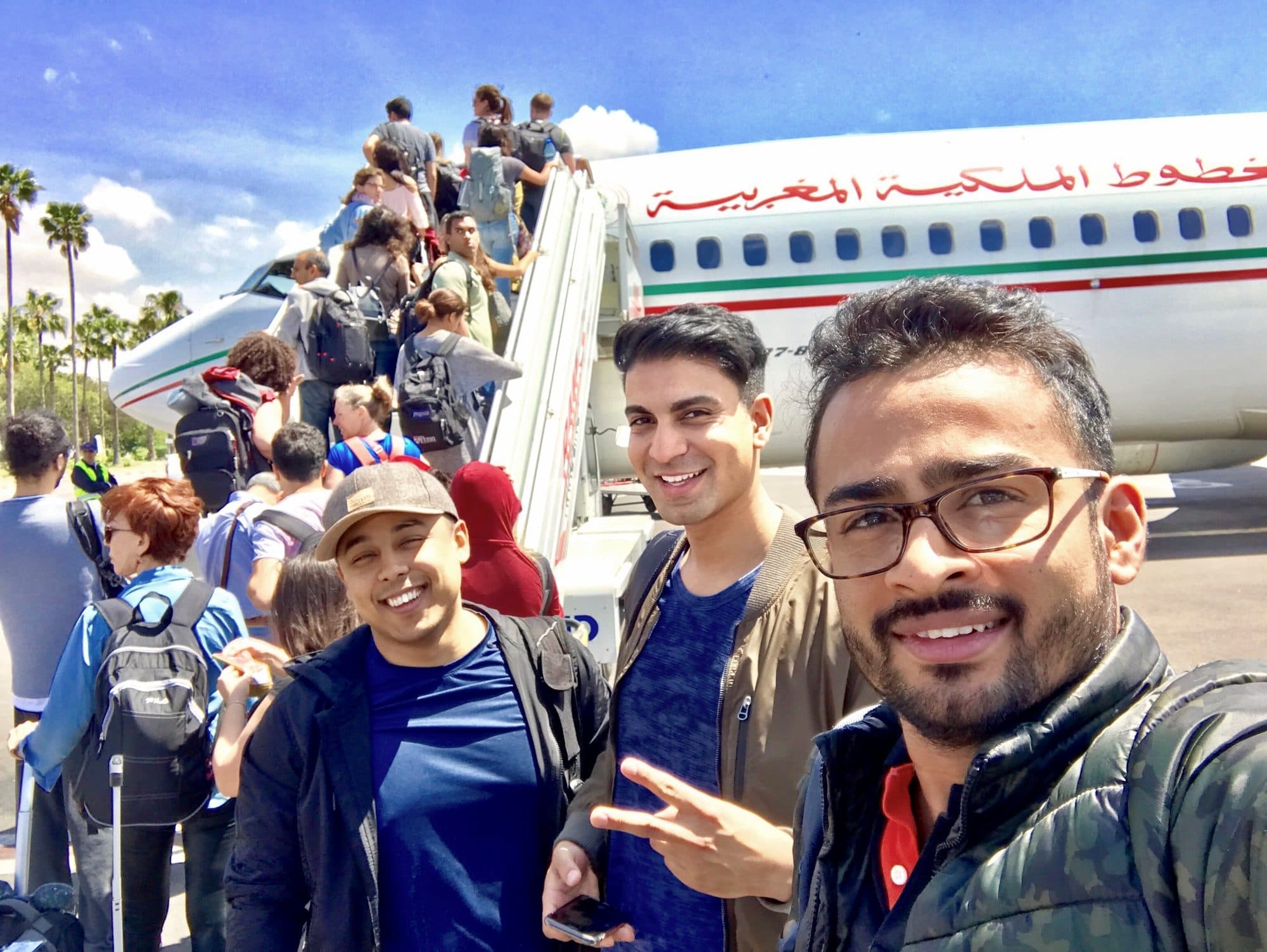 Royal Air Maroc aircraft, Morocco airport