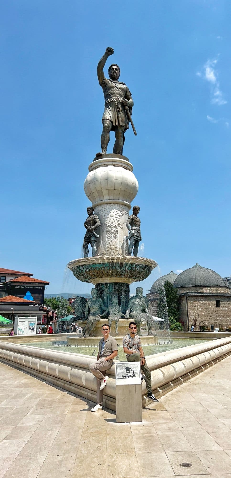 Philip II Monument, Old Bazaar area, Skopje