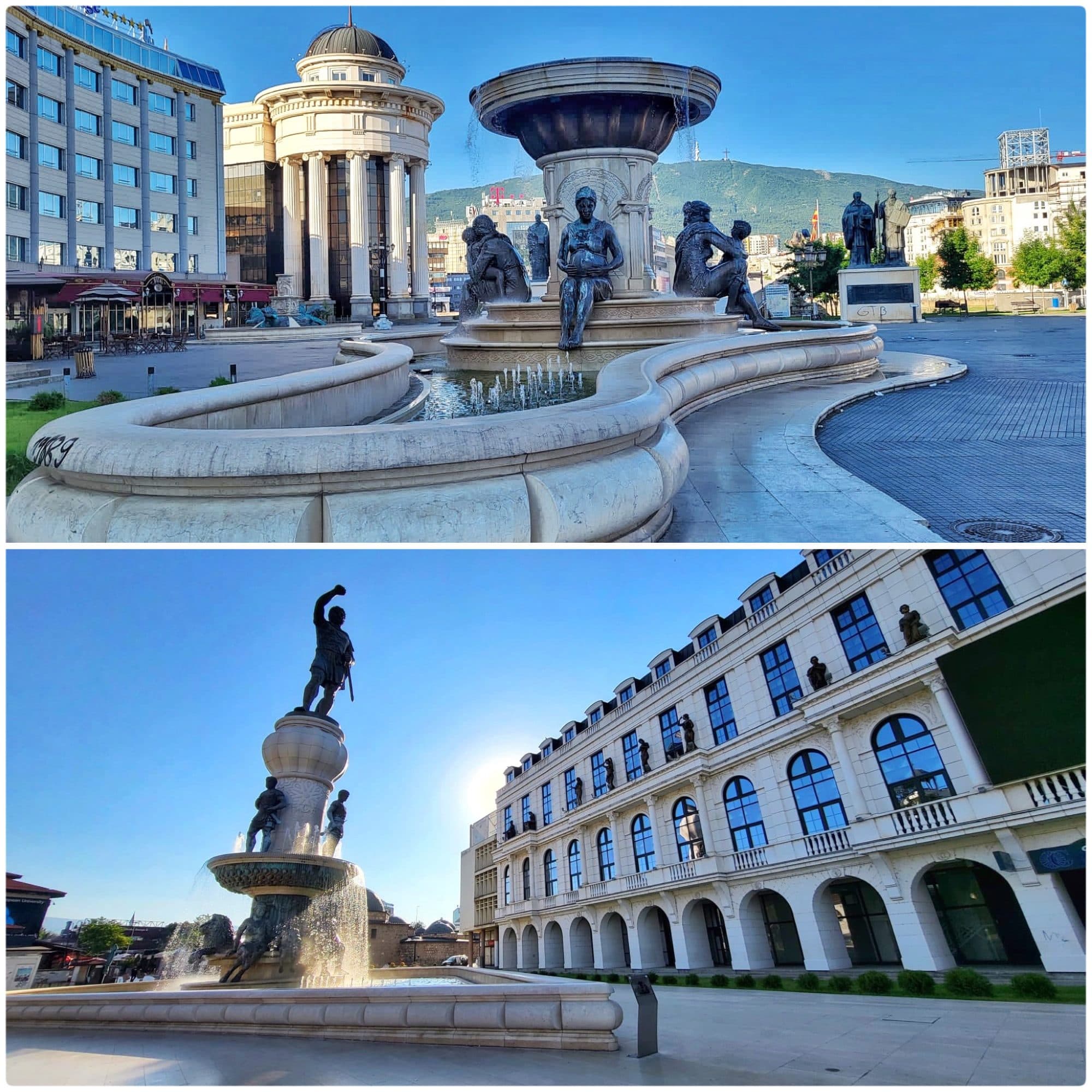 Macedonia Square (Ploštad Makedonija), Skopje