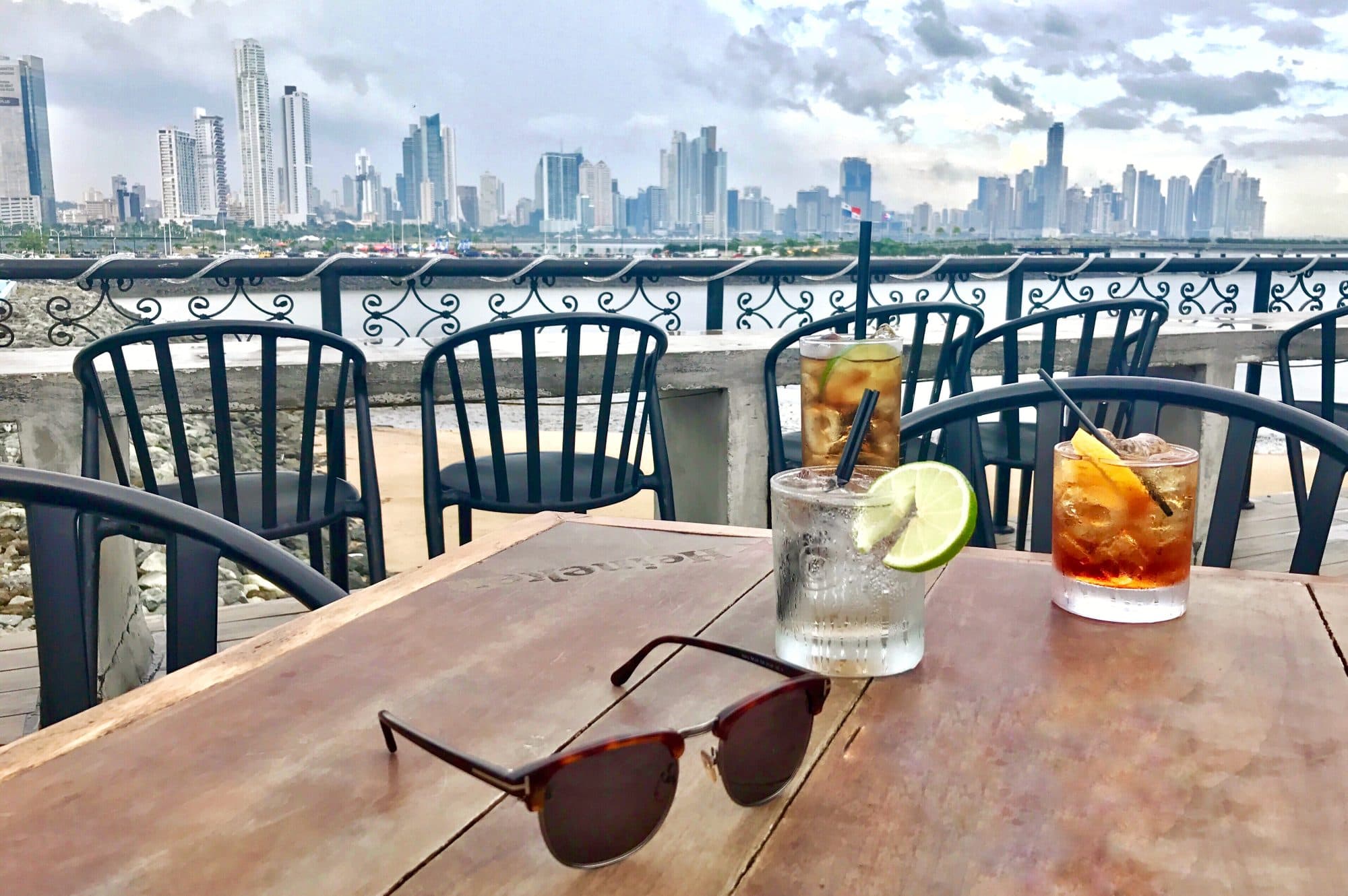 Casco Viejo waterfront bar, Panama City