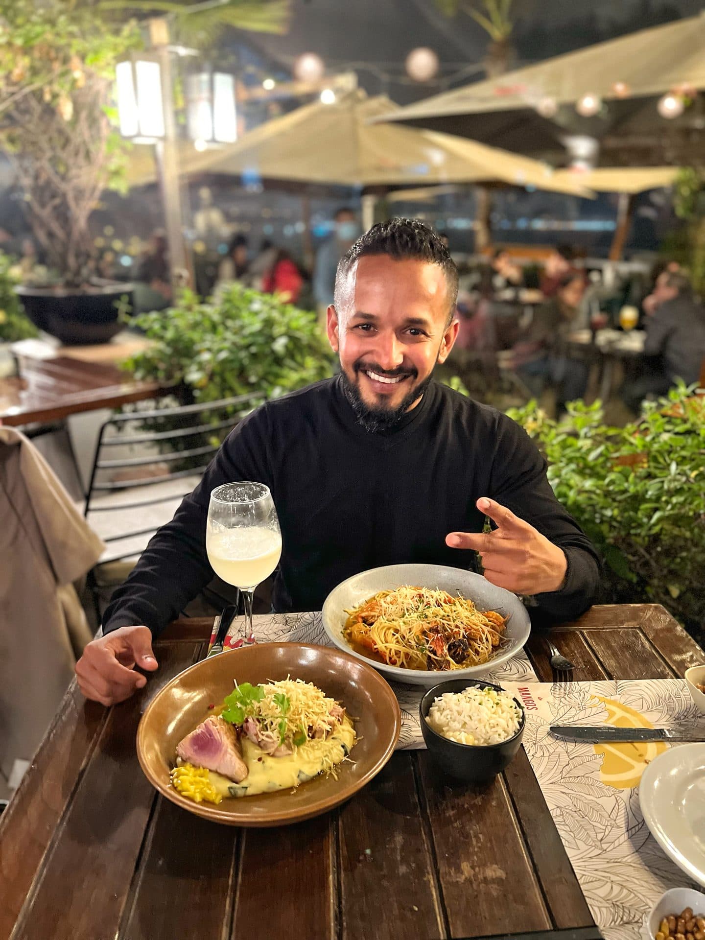 Outdoor restaurant, Lima, Peru