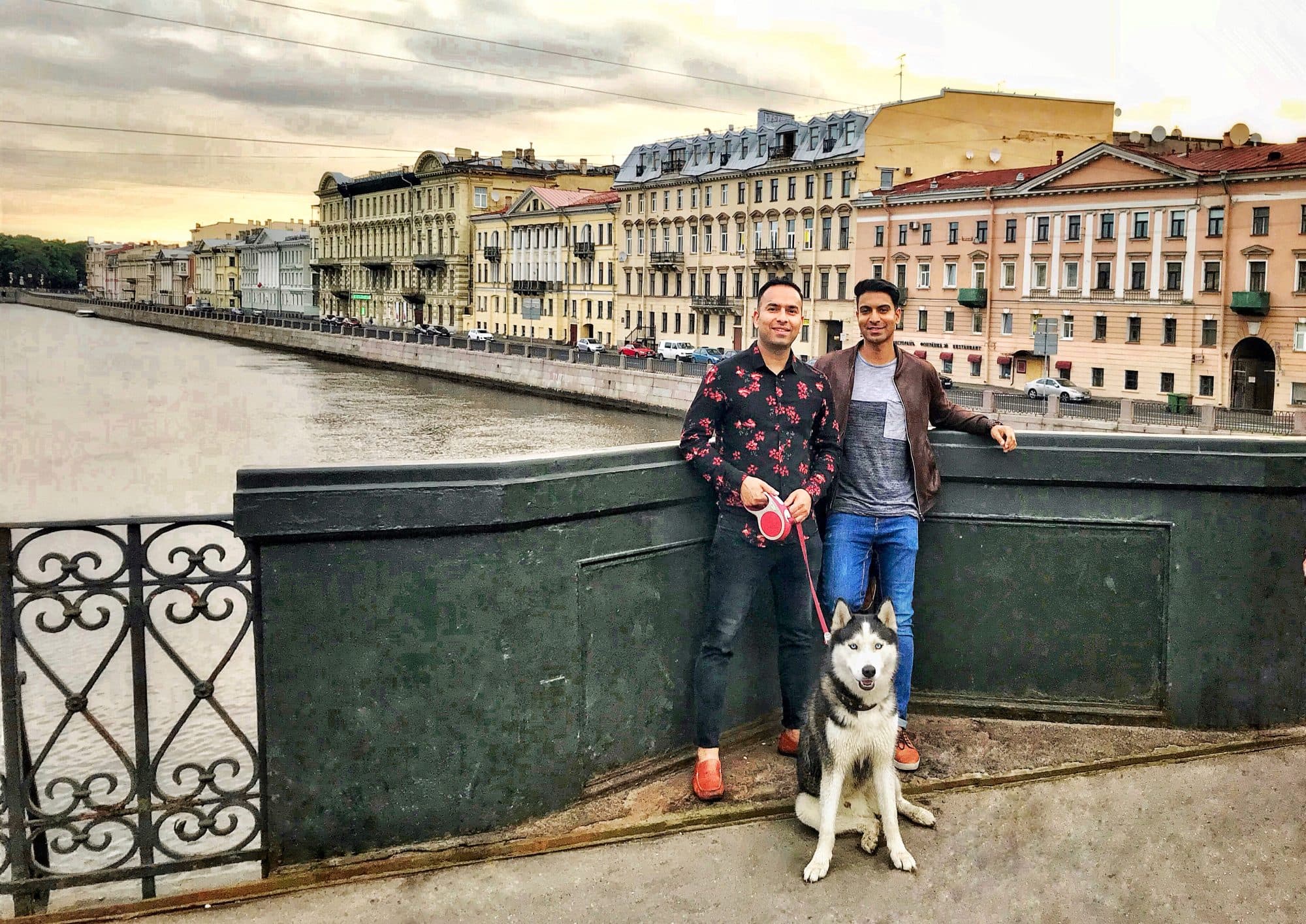 Fontanka River embankment, Saint Petersburg