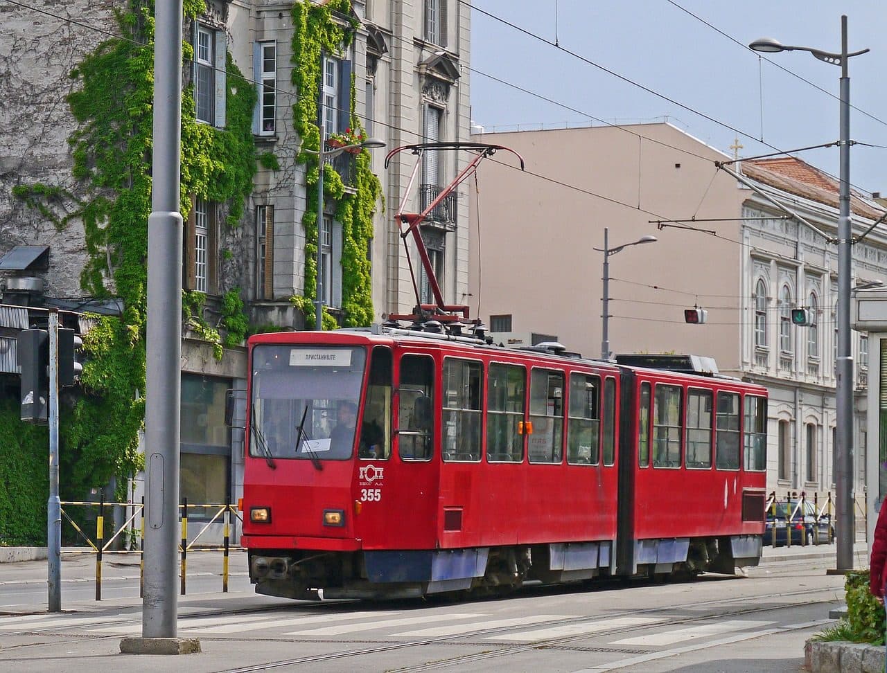 Belgrade city centre tram line