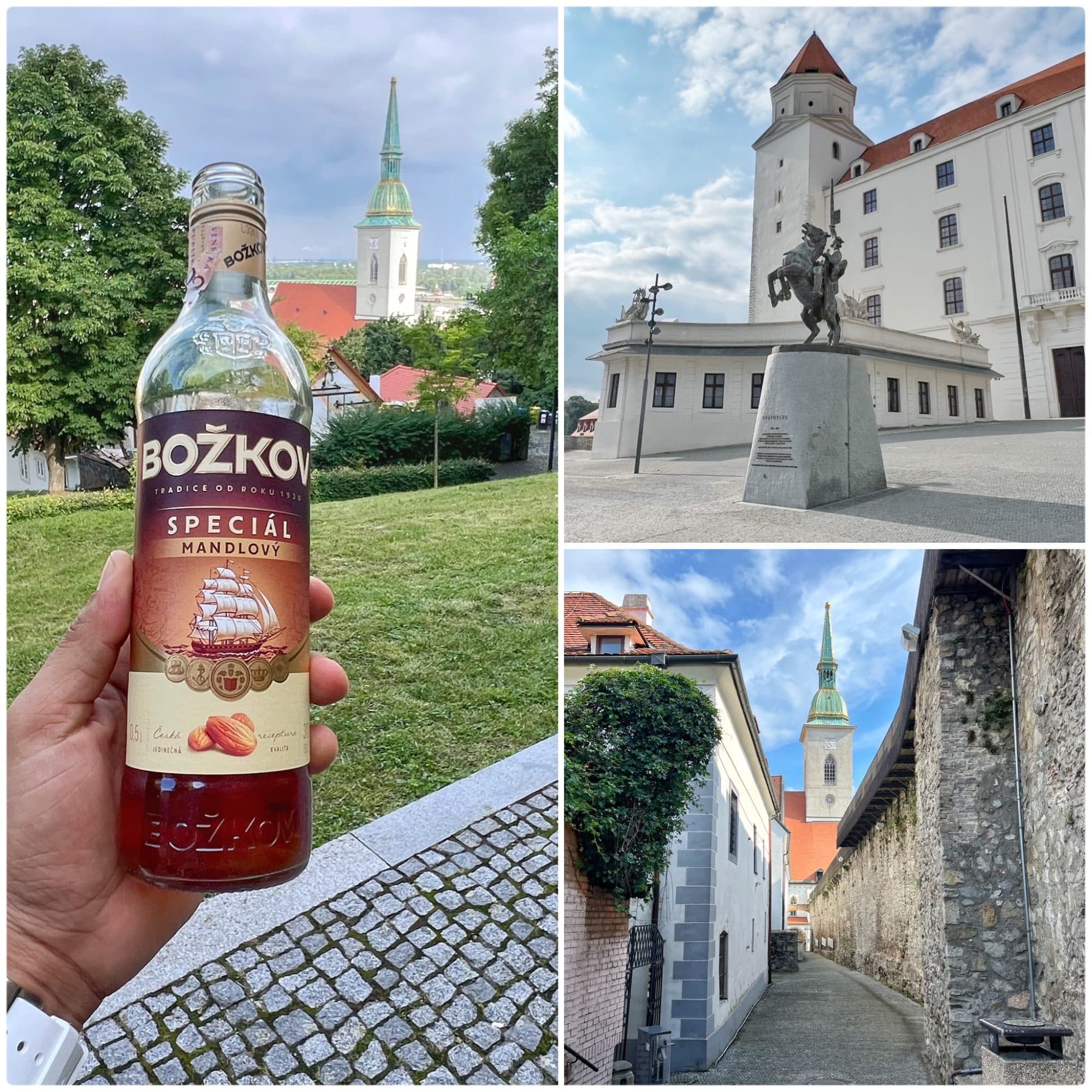 Bratislava Old Town — St. Martin's Cathedral and Bratislava Castle