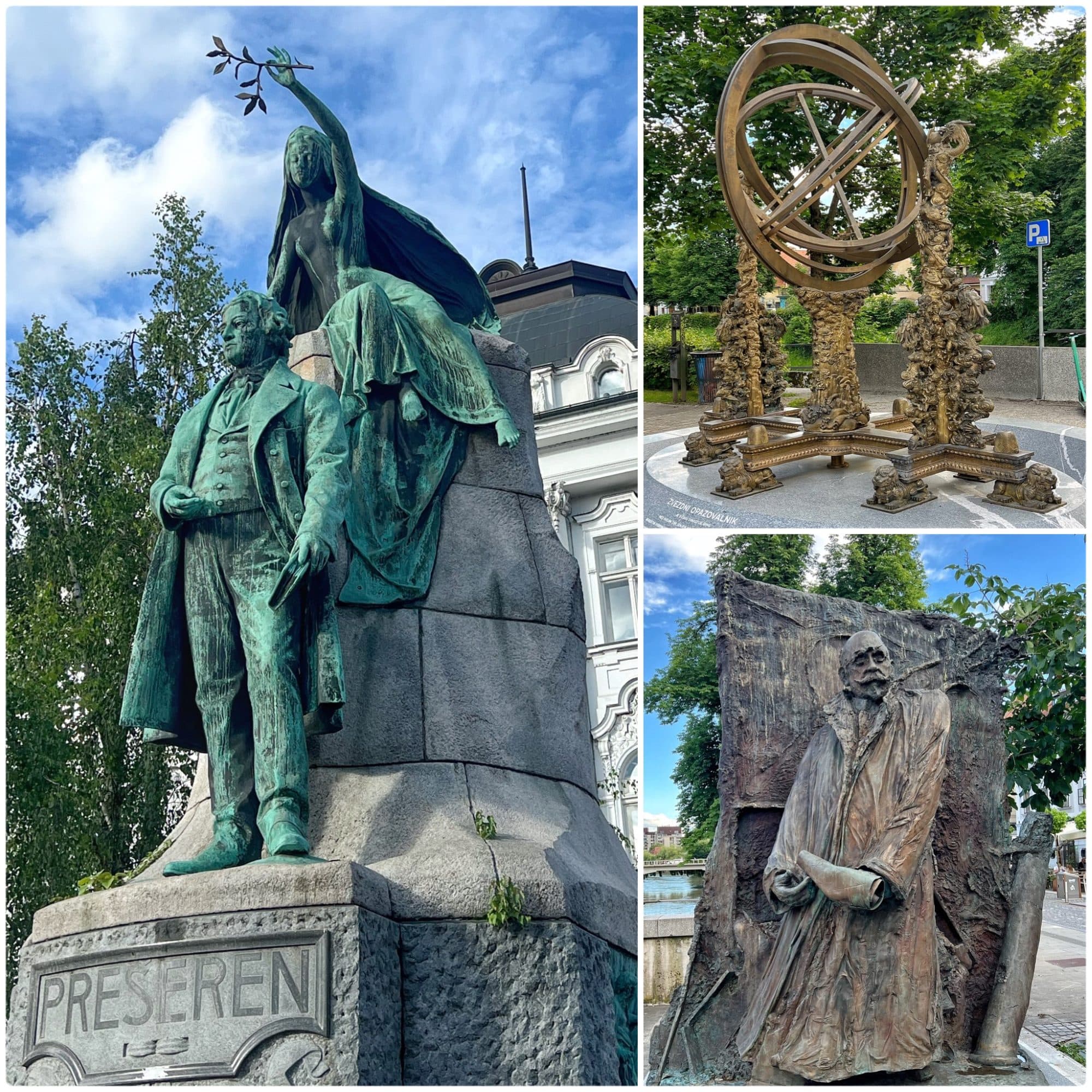 Prešeren Square and Ljubljana city centre