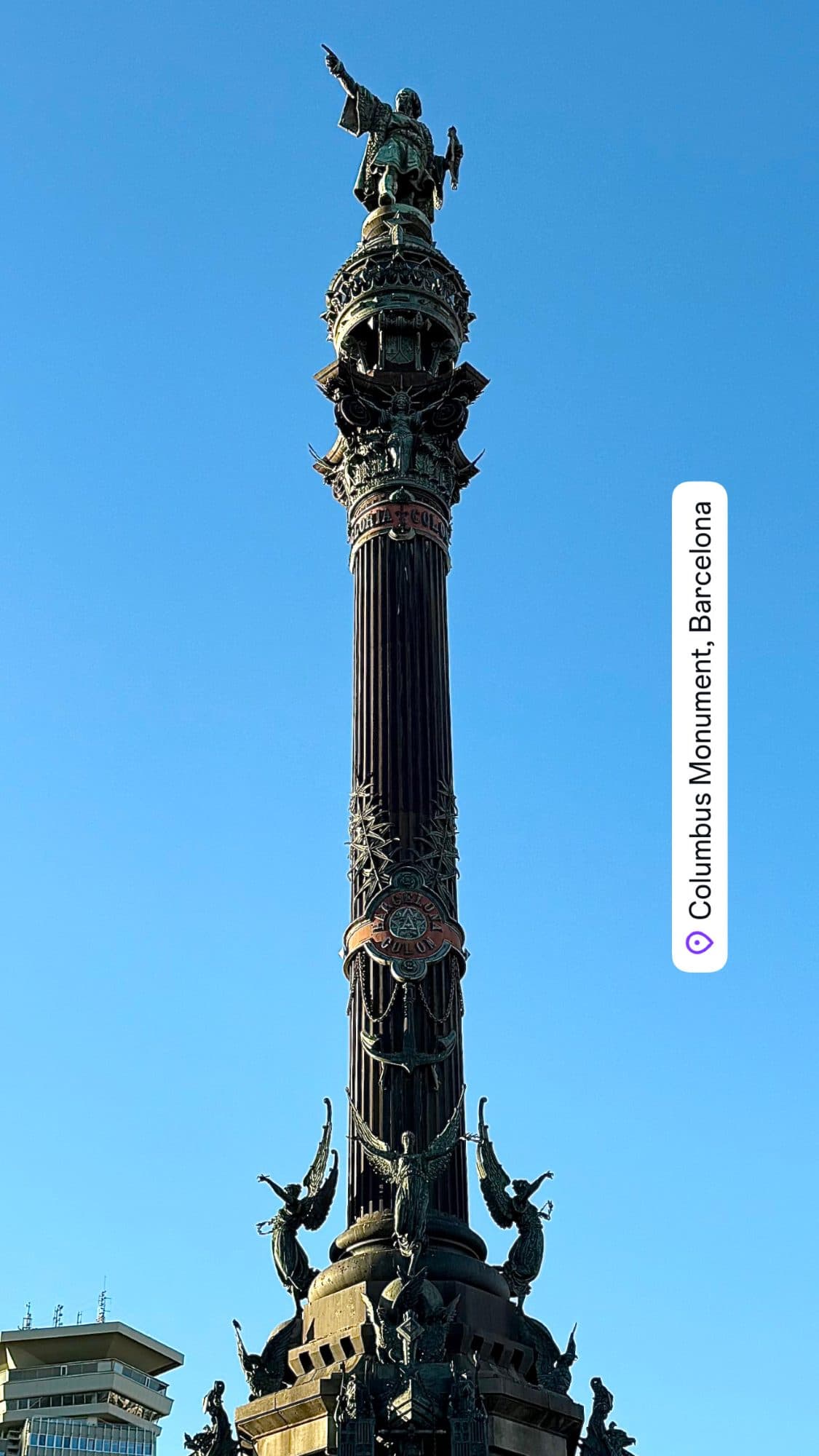 Columbus Monument, Barcelona