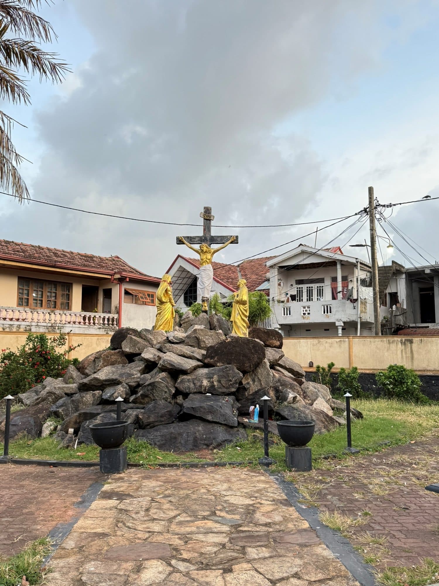 Roadside Calvary shrine, Negombo, Sri Lanka