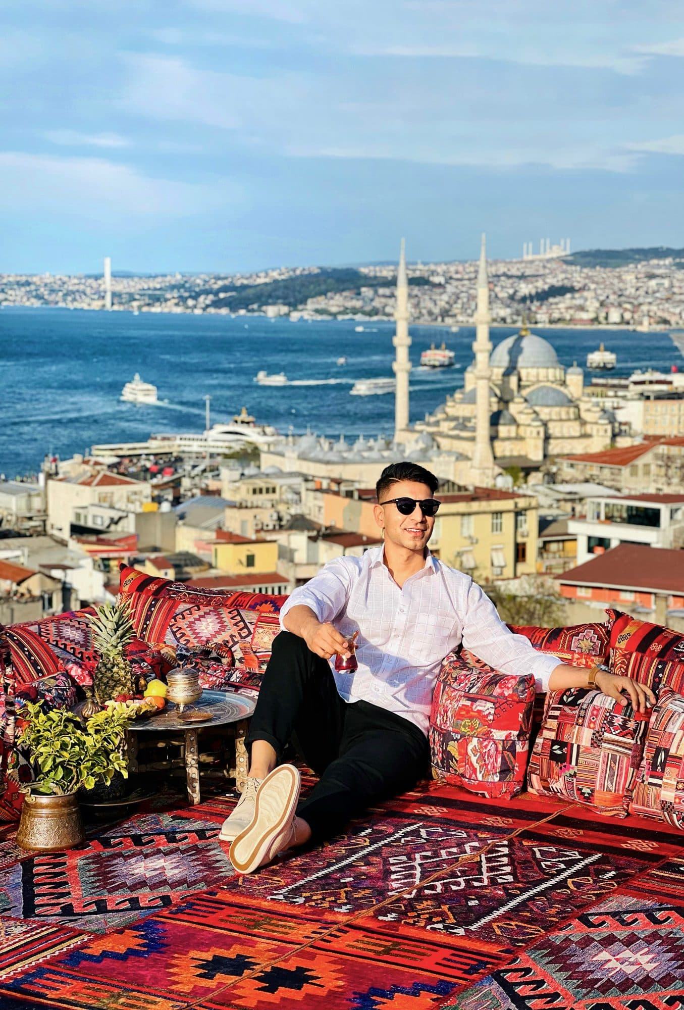 Rooftop terrace, Sultanahmet, Istanbul