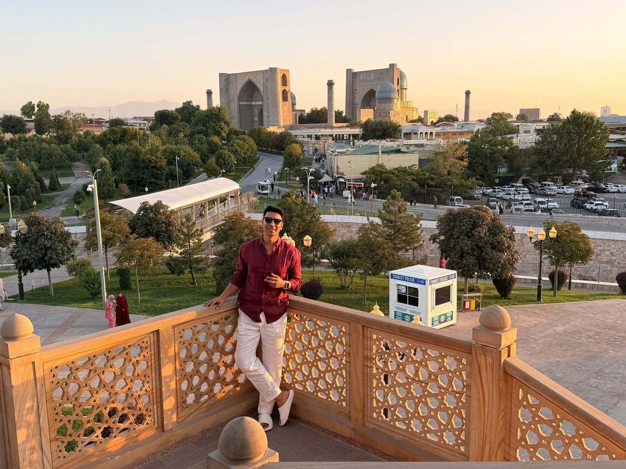 Bibi-Khanym at dusk