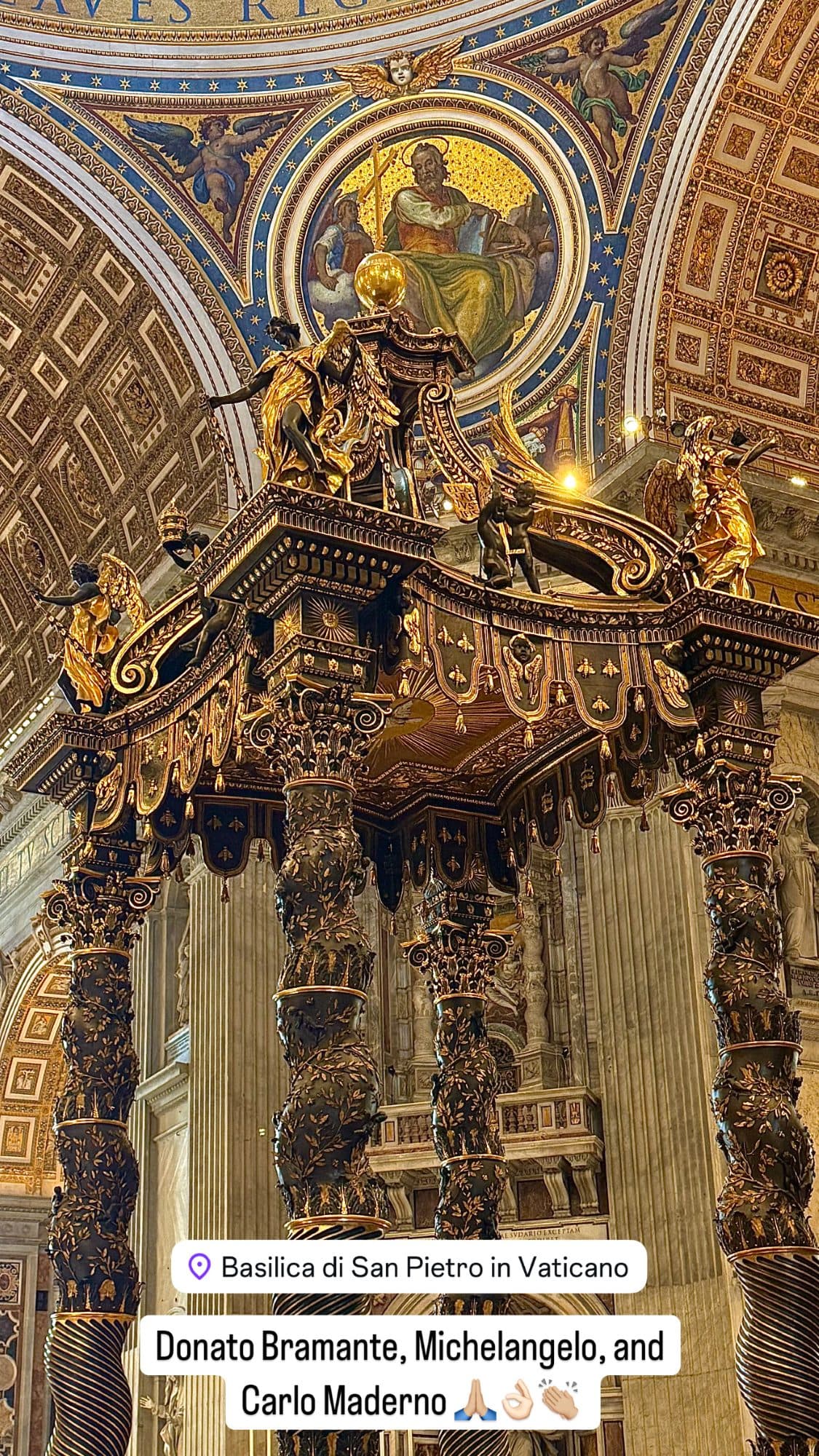St. Peter's Basilica, Vatican City — Bernini's Baldachin