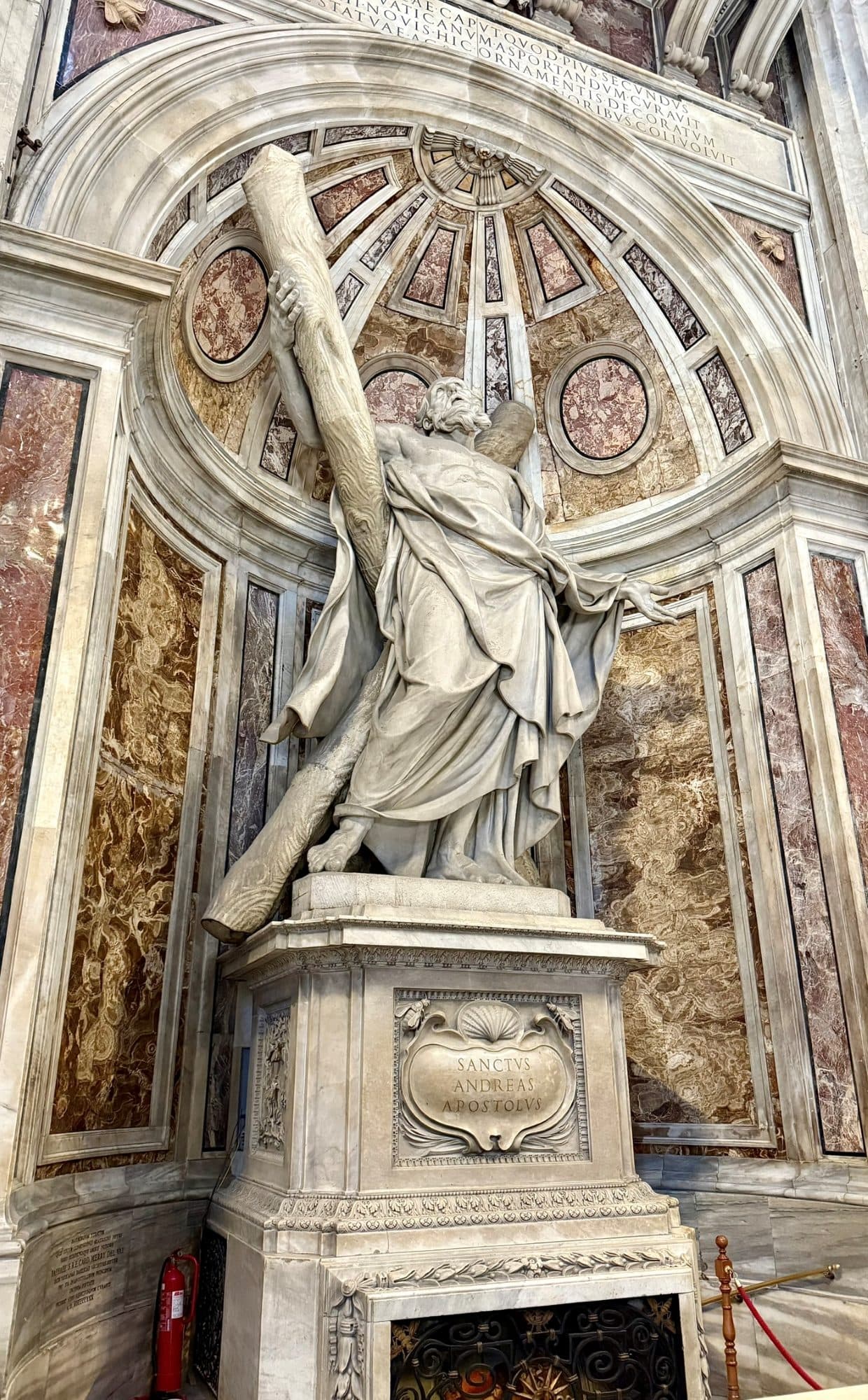 St. Peter's Basilica, Vatican City — Statue of St. Andrew