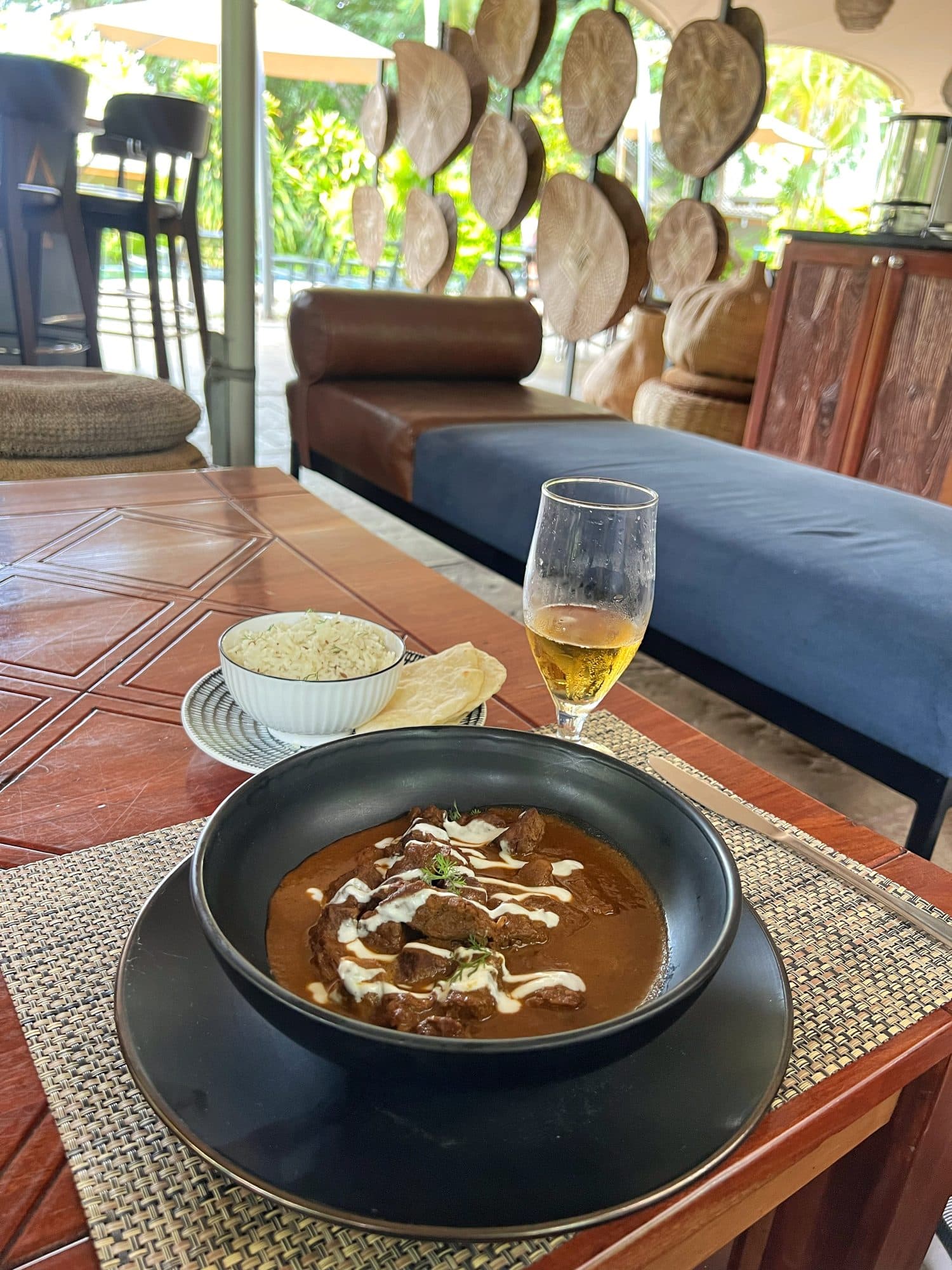 Lodge restaurant, Victoria Falls area