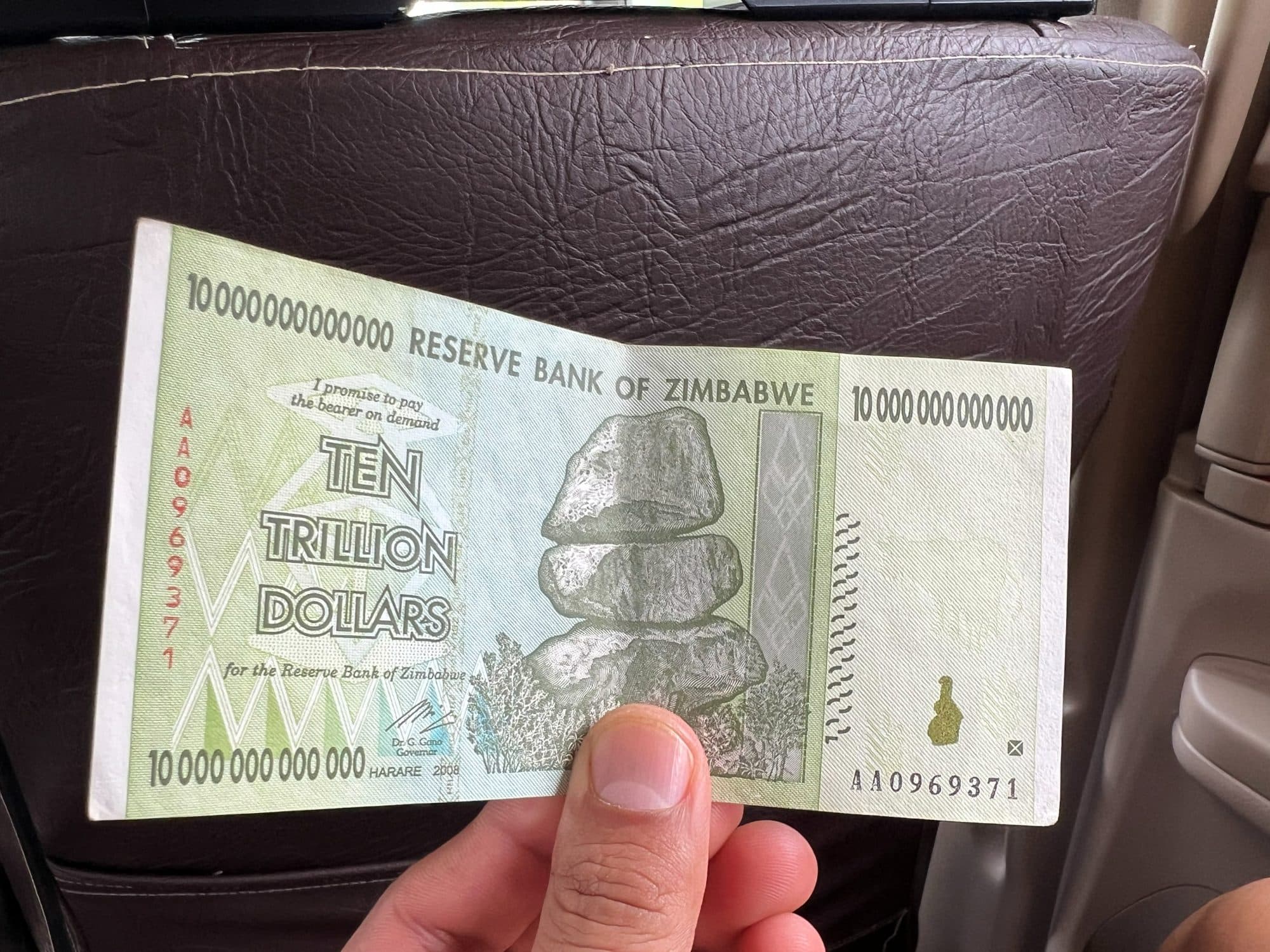 Zimbabwe (souvenir banknote)